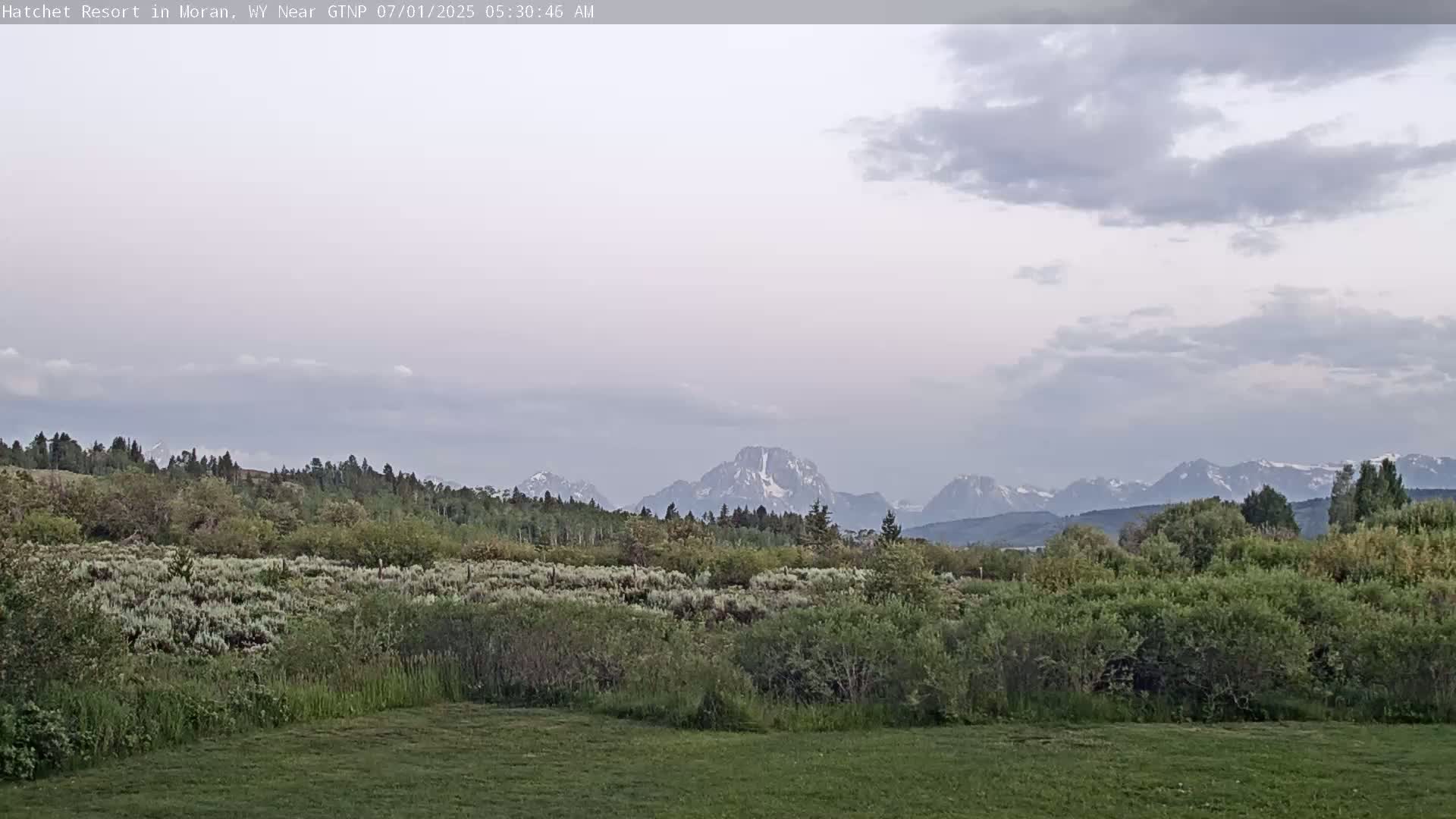 Moran, Hatchet Campground Live Cam - Moran, Teton, Wyoming, USA