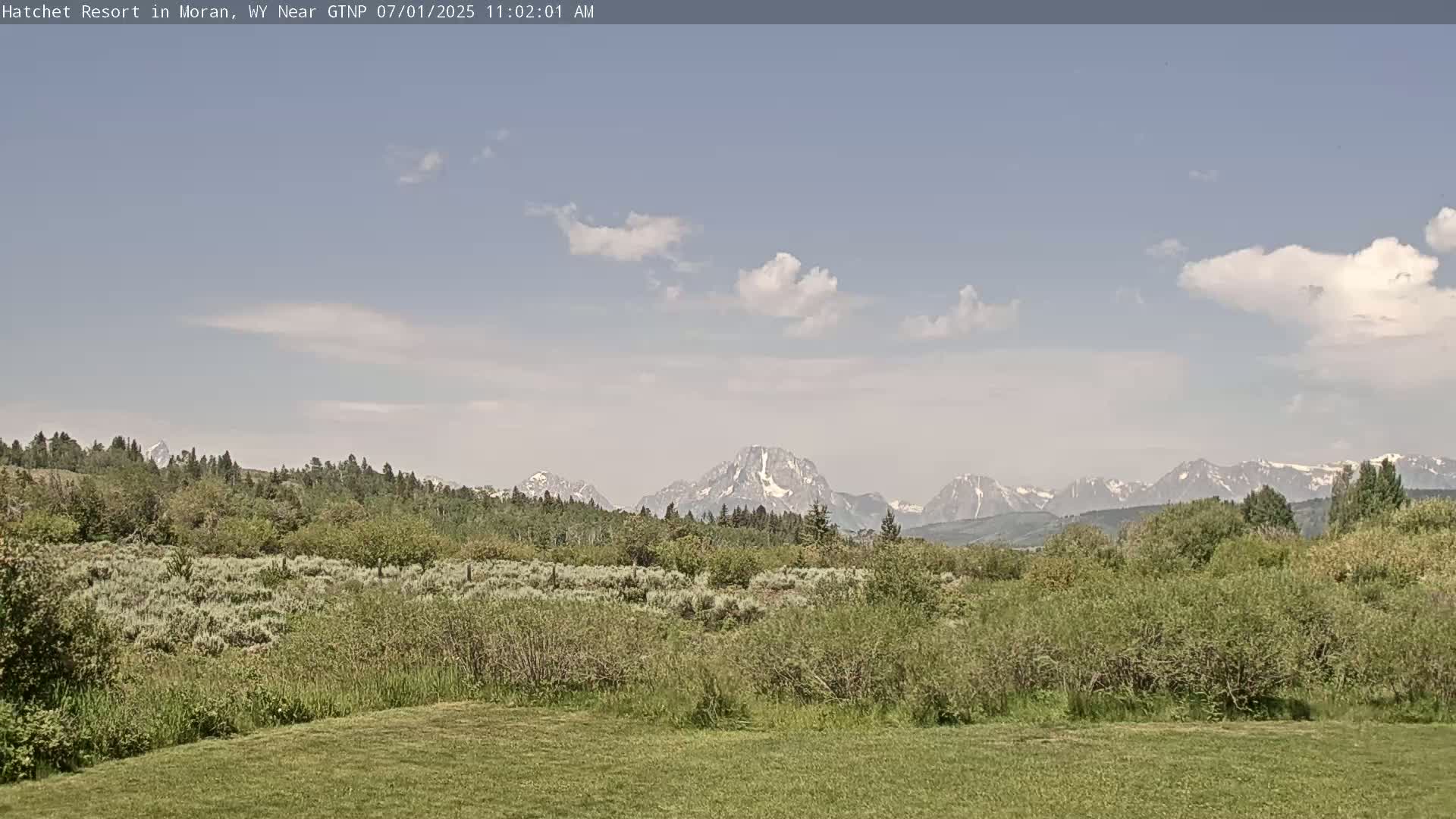 Moran, Hatchet Campground Live Cam - Moran, Teton, Wyoming, USA