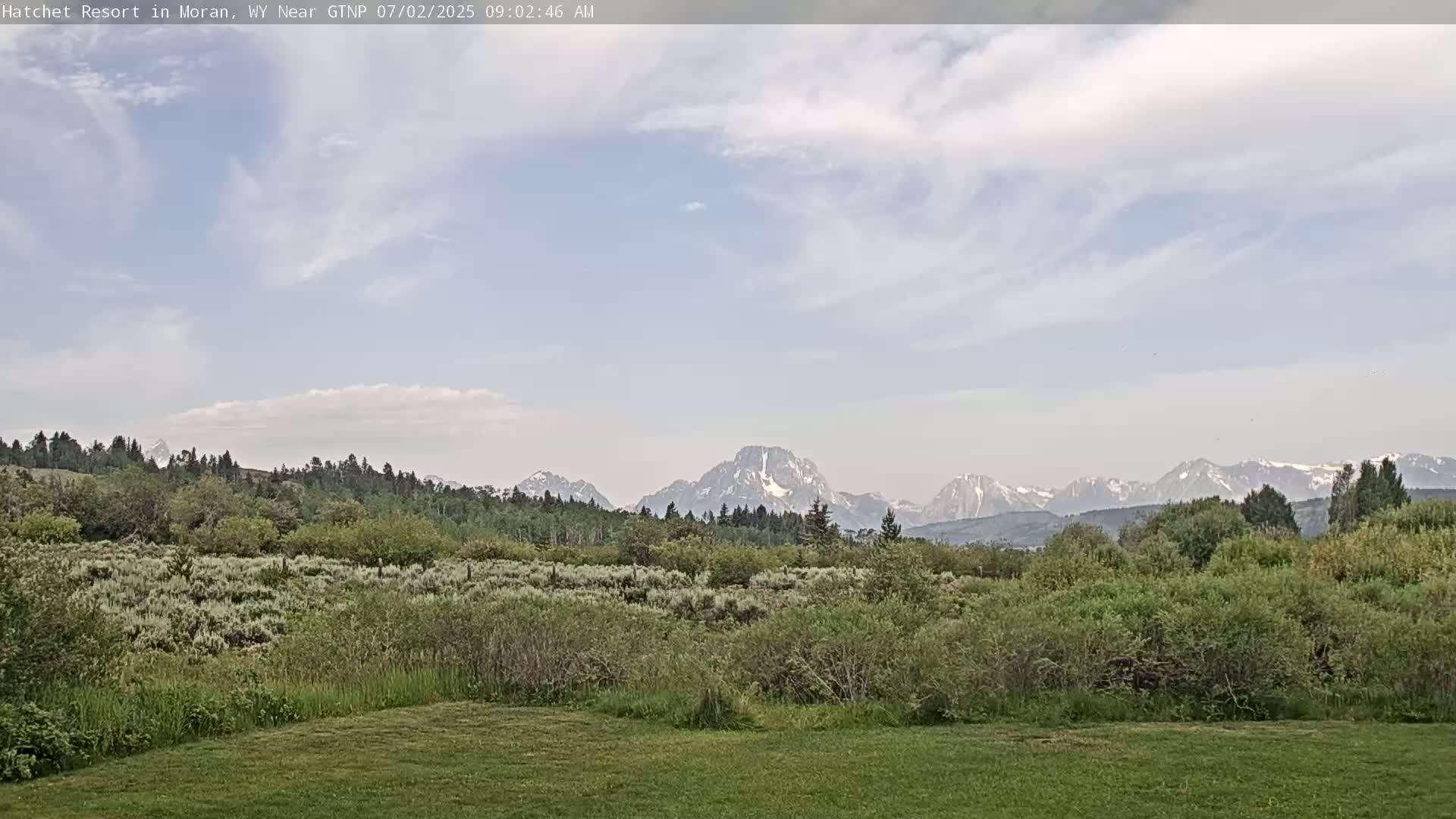 Moran, Hatchet Campground Live Cam - Moran, Teton, Wyoming, USA