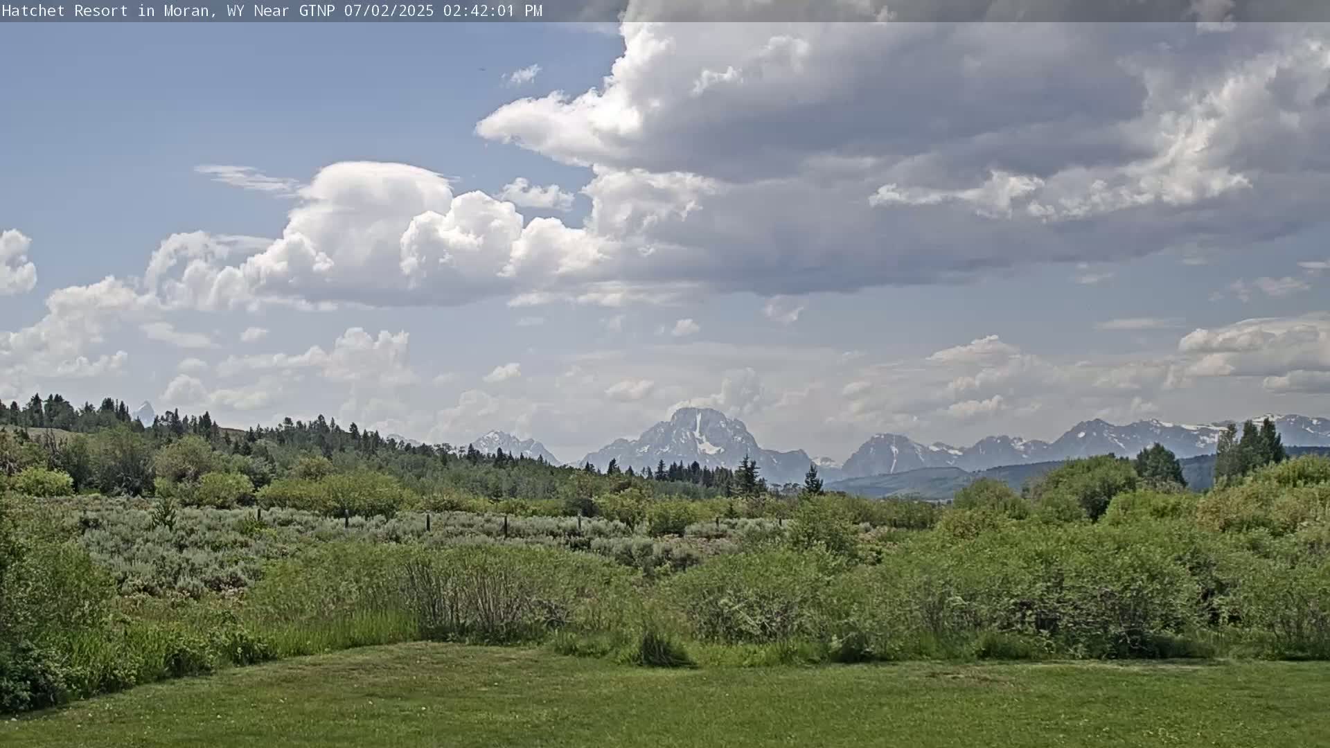Moran, Hatchet Campground Live Cam - Moran, Teton, Wyoming, USA