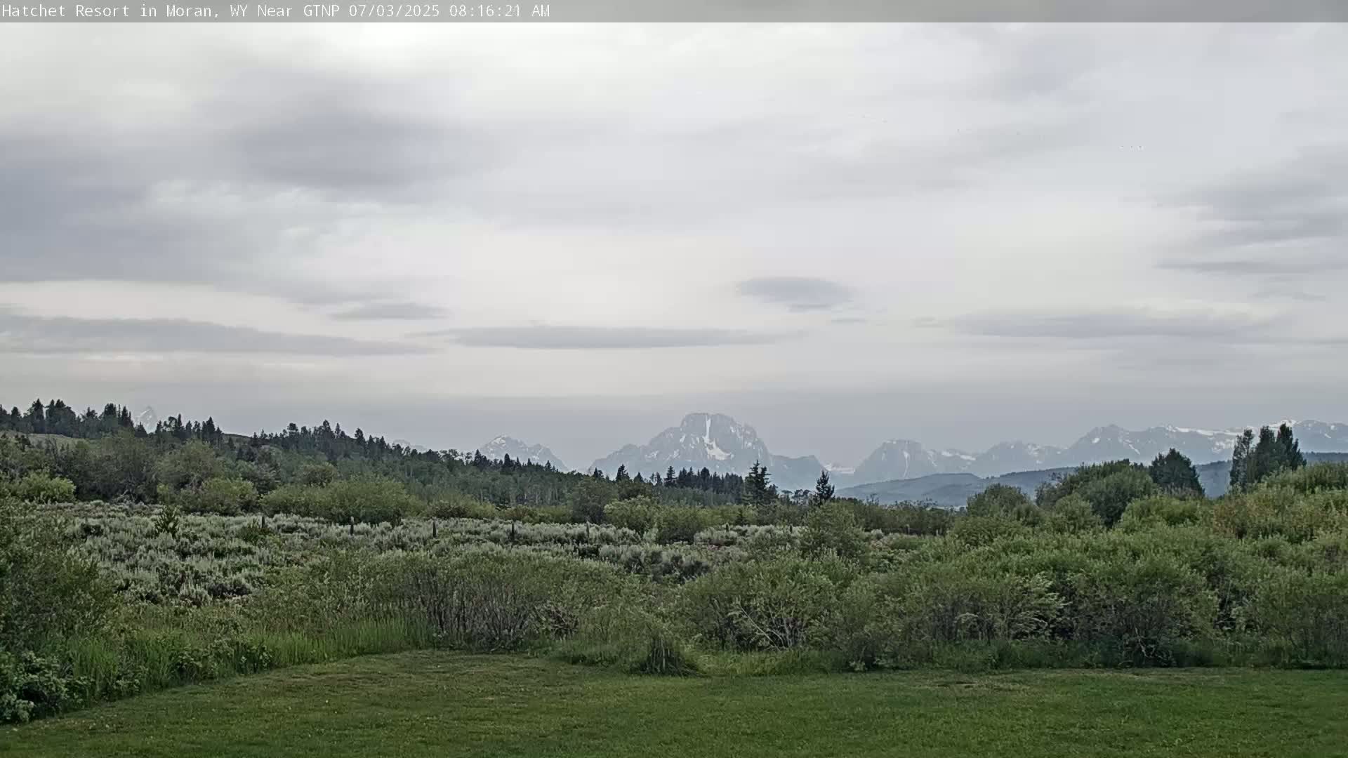 Moran, Hatchet Campground Live Cam - Moran, Teton, Wyoming, USA