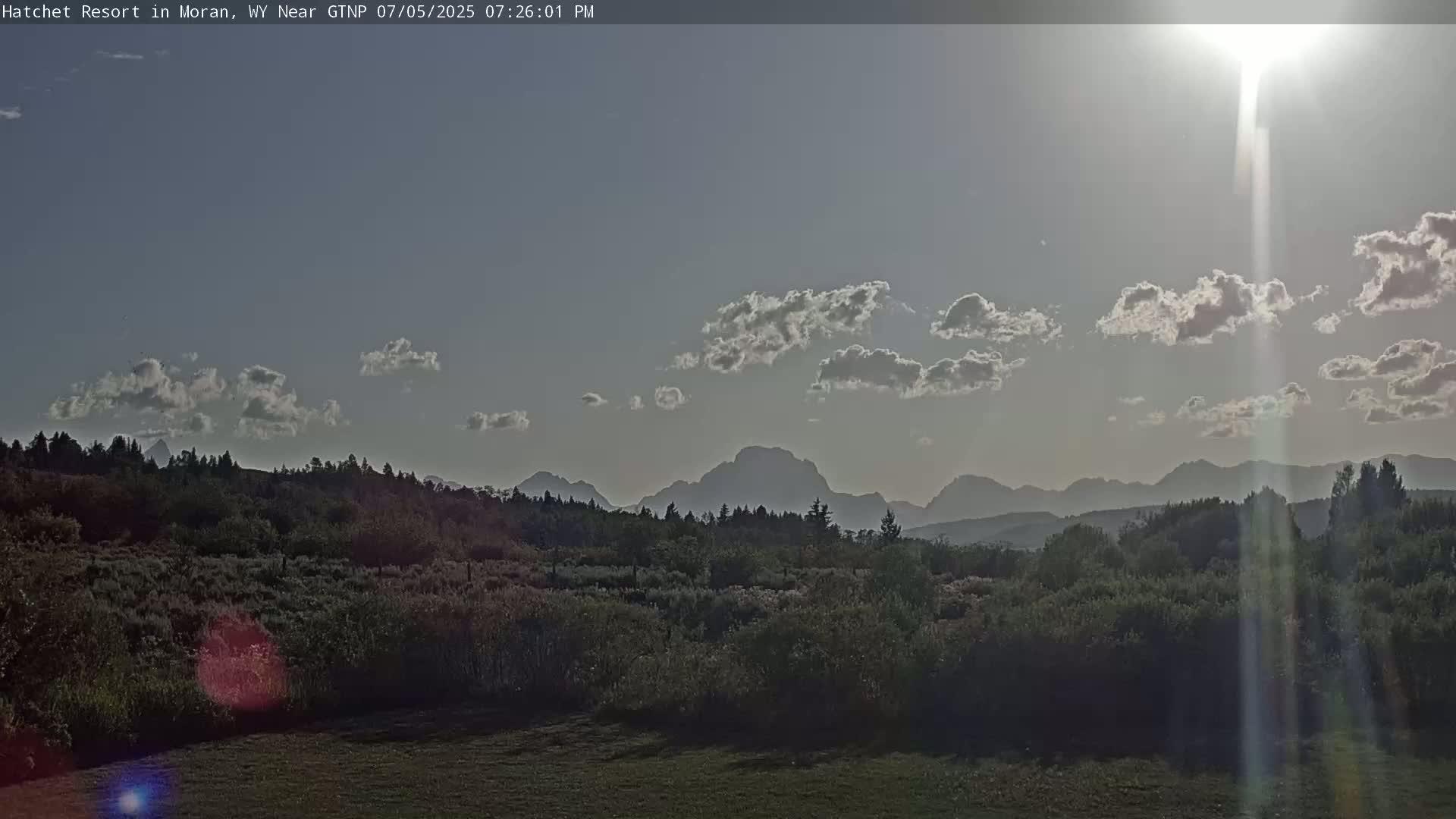 Moran, Hatchet Campground Live Cam - Moran, Teton, Wyoming, USA