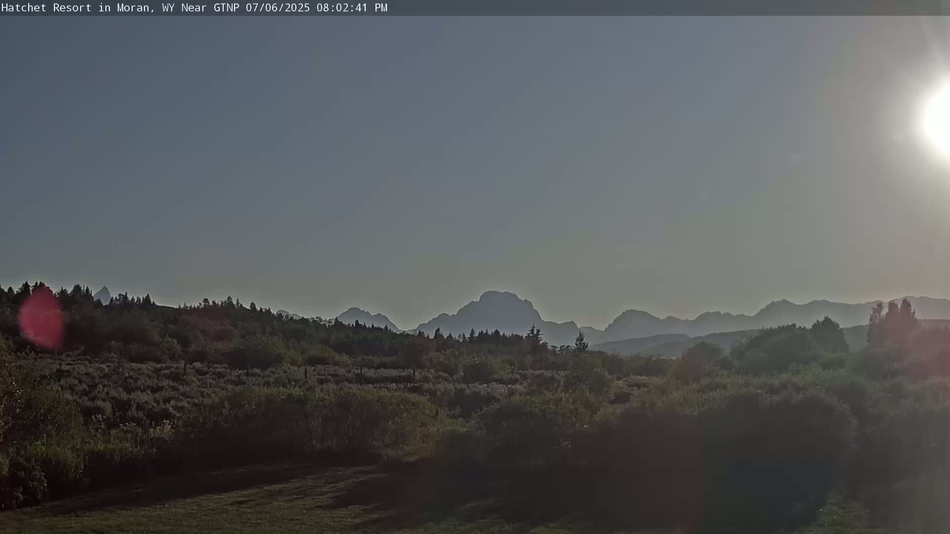 Moran, Hatchet Campground Live Cam - Moran, Teton, Wyoming, USA