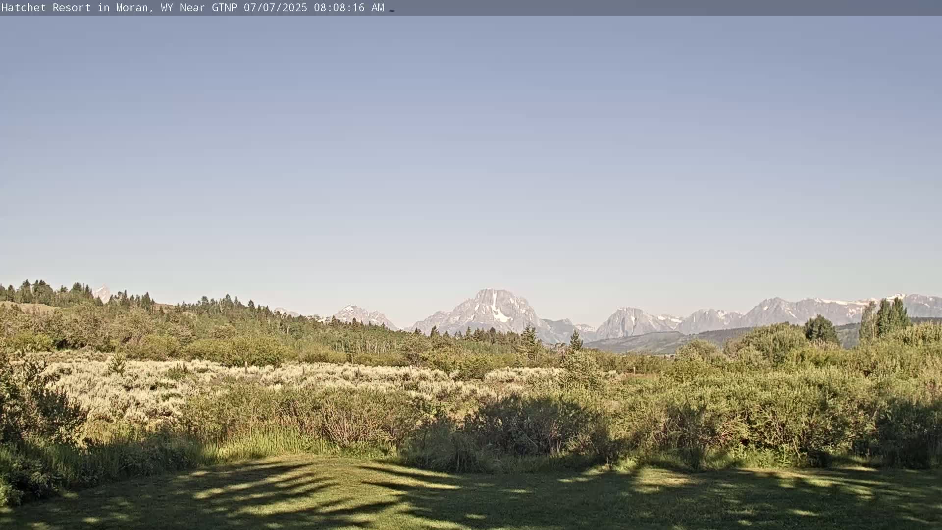 Moran, Hatchet Campground Live Cam - Moran, Teton, Wyoming, USA