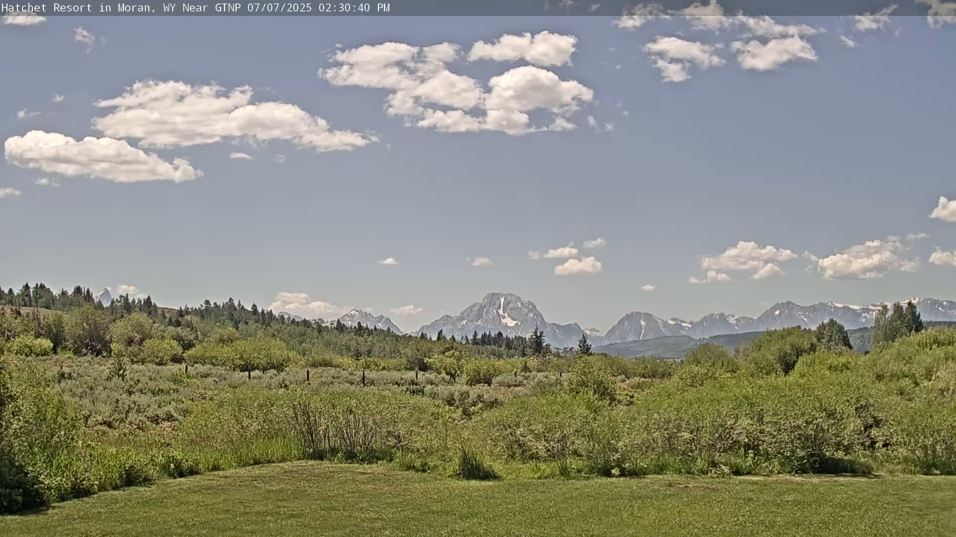 Moran, Hatchet Campground Live Cam - Moran, Teton, Wyoming, USA