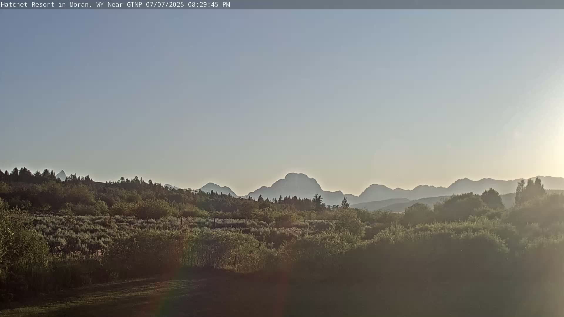 Moran, Hatchet Campground Live Cam - Moran, Teton, Wyoming, USA