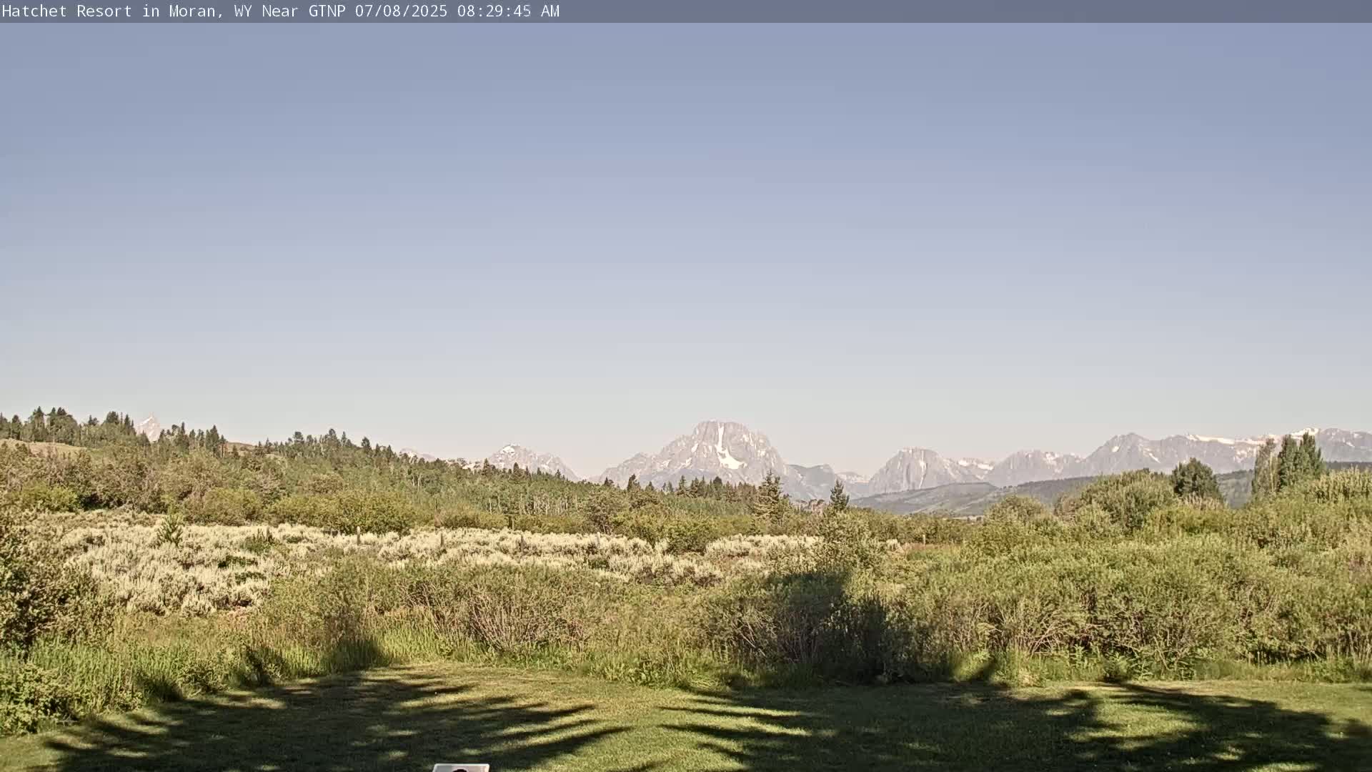 Moran, Hatchet Campground Live Cam - Moran, Teton, Wyoming, USA