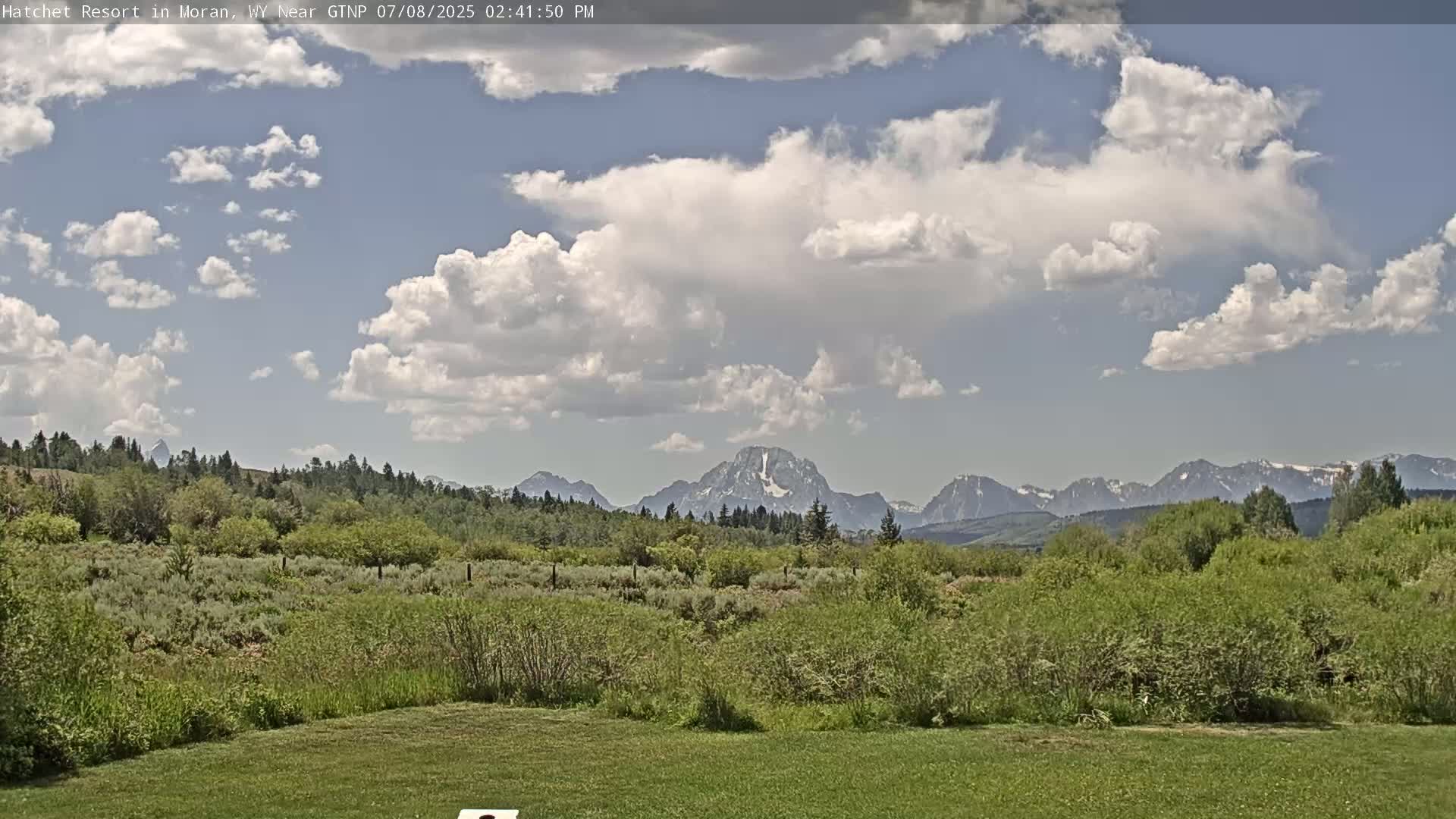 Moran, Hatchet Campground Live Cam - Moran, Teton, Wyoming, USA