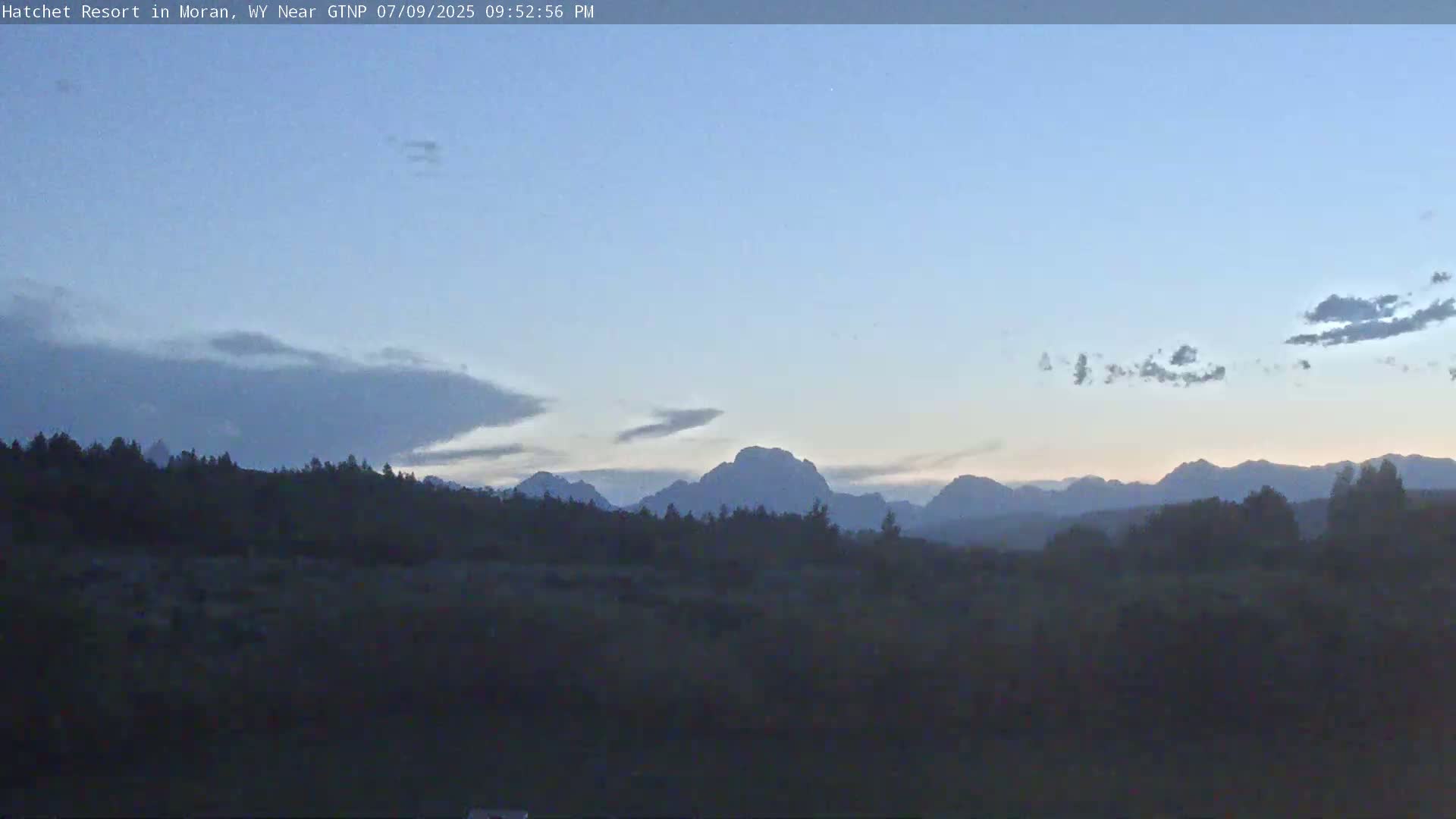 Moran, Hatchet Campground Live Cam - Moran, Teton, Wyoming, USA