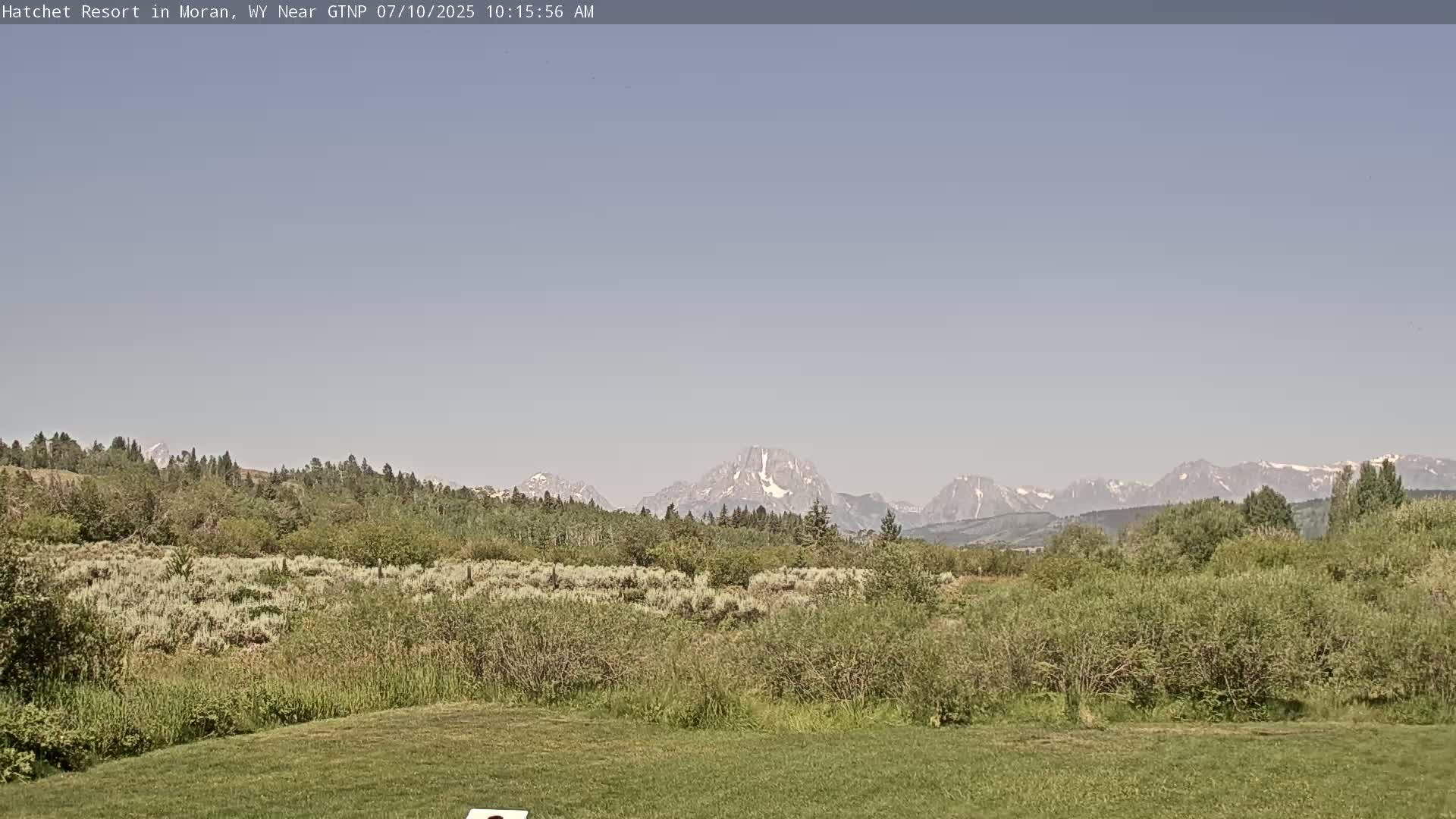 Moran, Hatchet Campground Live Cam - Moran, Teton, Wyoming, USA