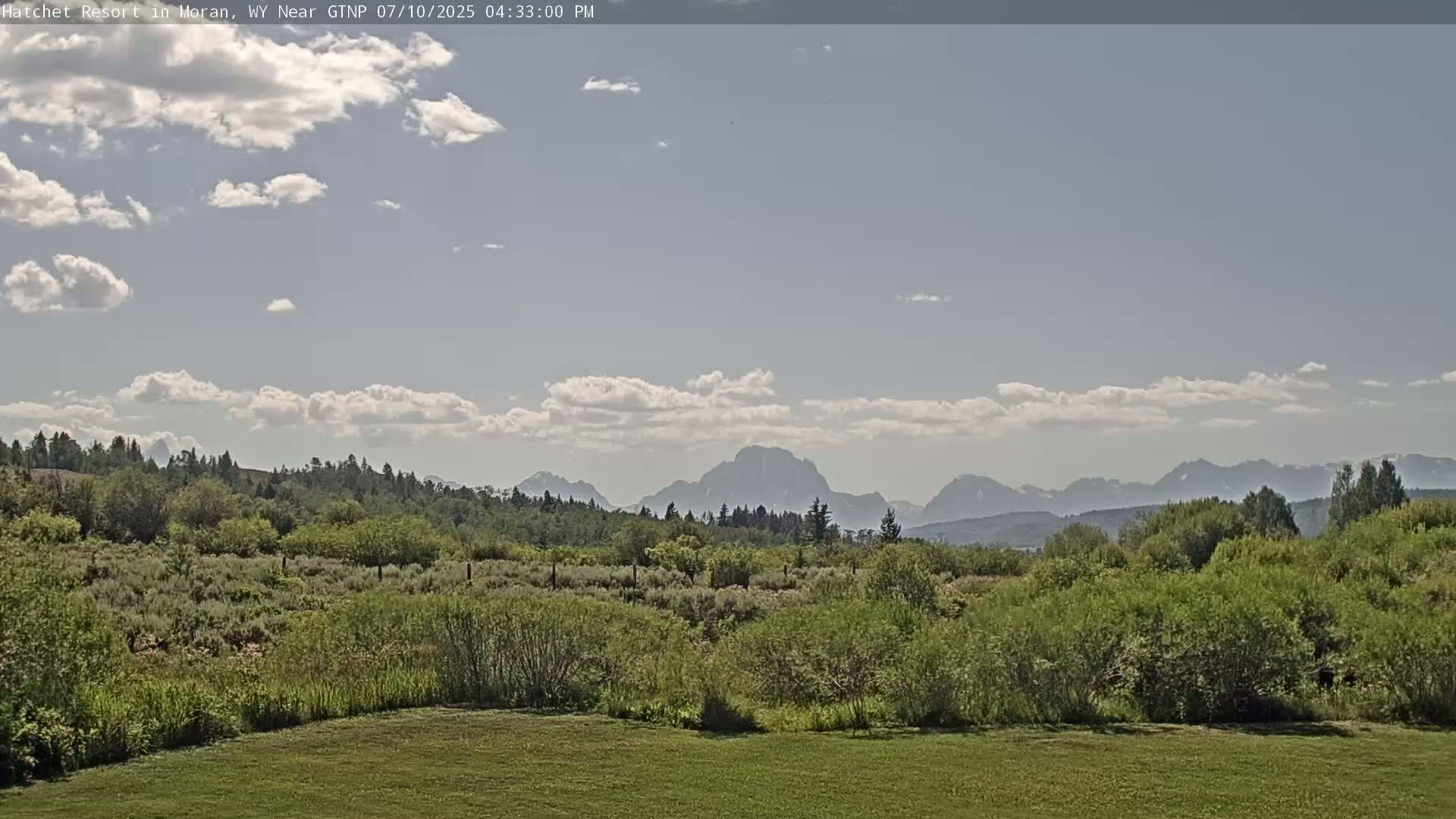 Moran, Hatchet Campground Live Cam - Moran, Teton, Wyoming, USA