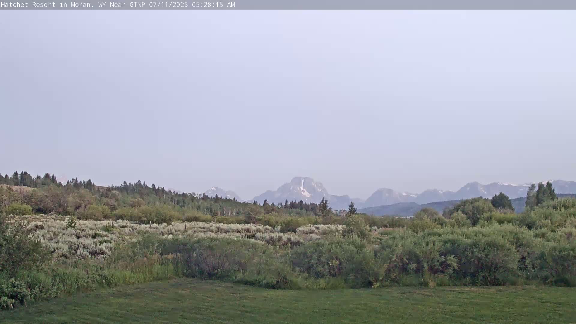 Moran, Hatchet Campground Live Cam - Moran, Teton, Wyoming, USA