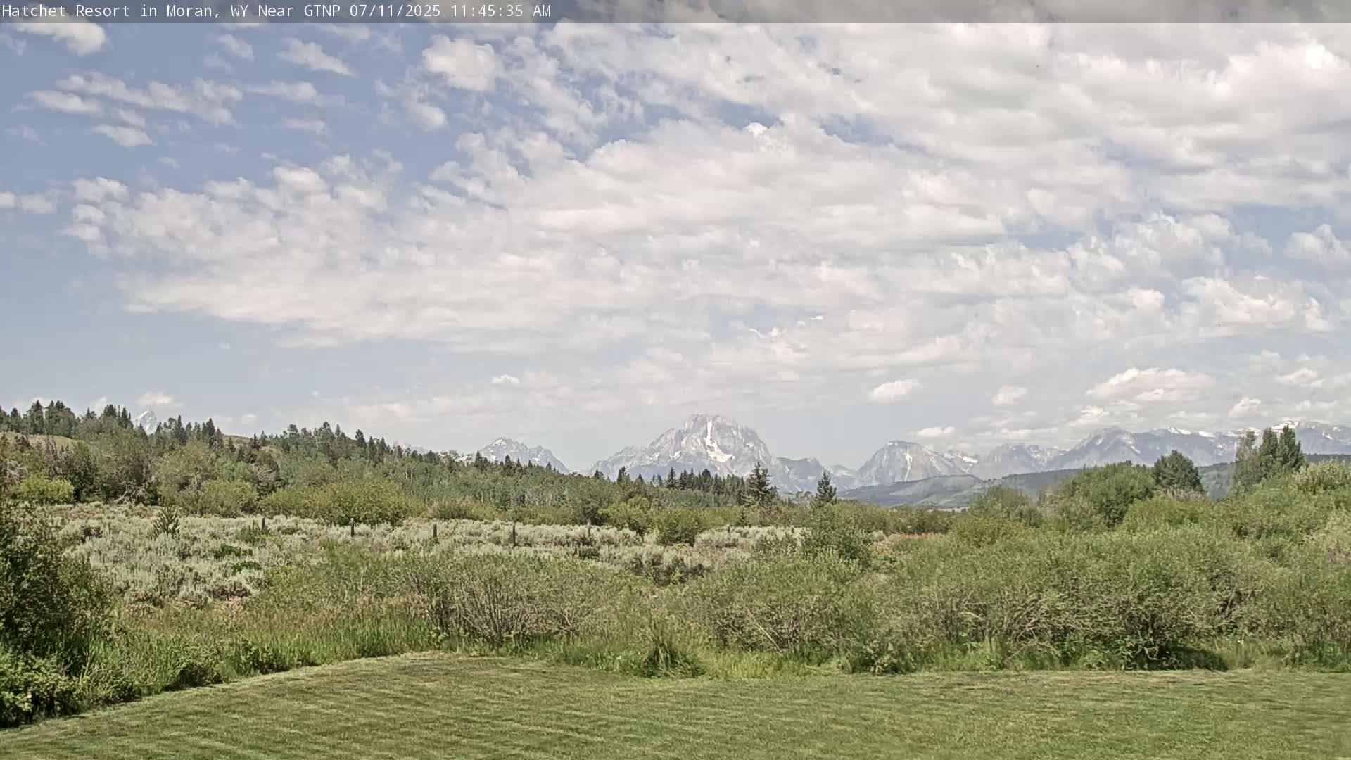 Moran, Hatchet Campground Live Cam - Moran, Teton, Wyoming, USA