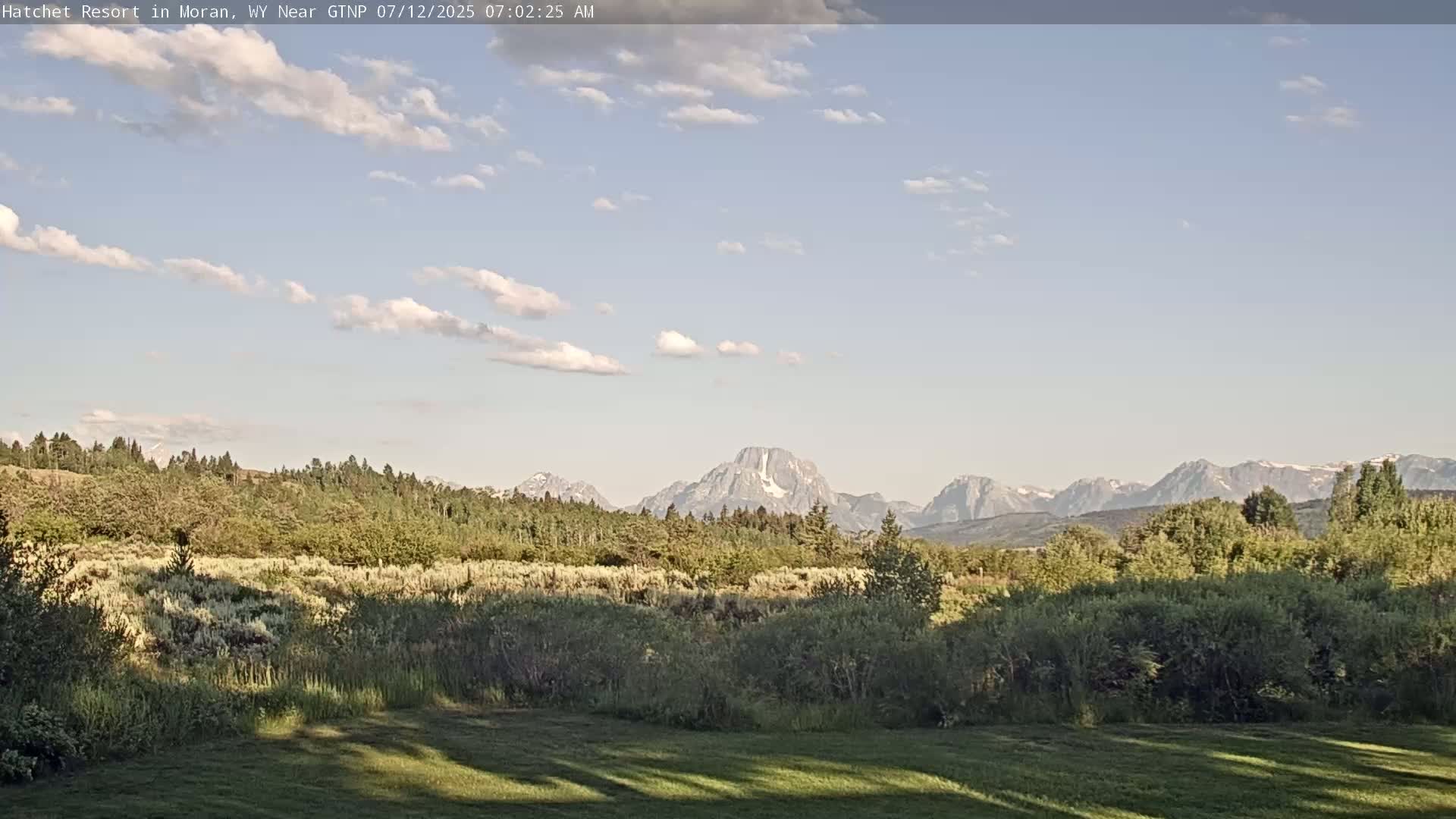 Moran, Hatchet Campground Live Cam - Moran, Teton, Wyoming, USA