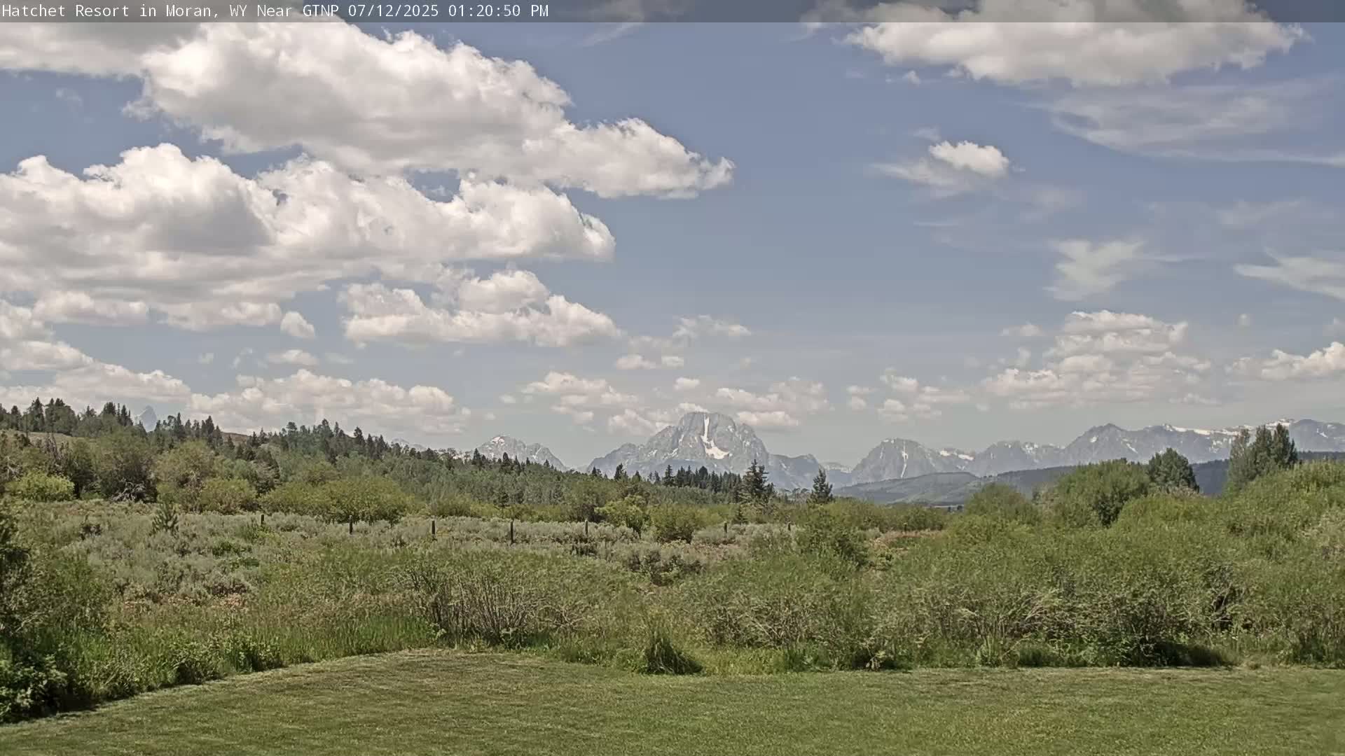 Moran, Hatchet Campground Live Cam - Moran, Teton, Wyoming, USA