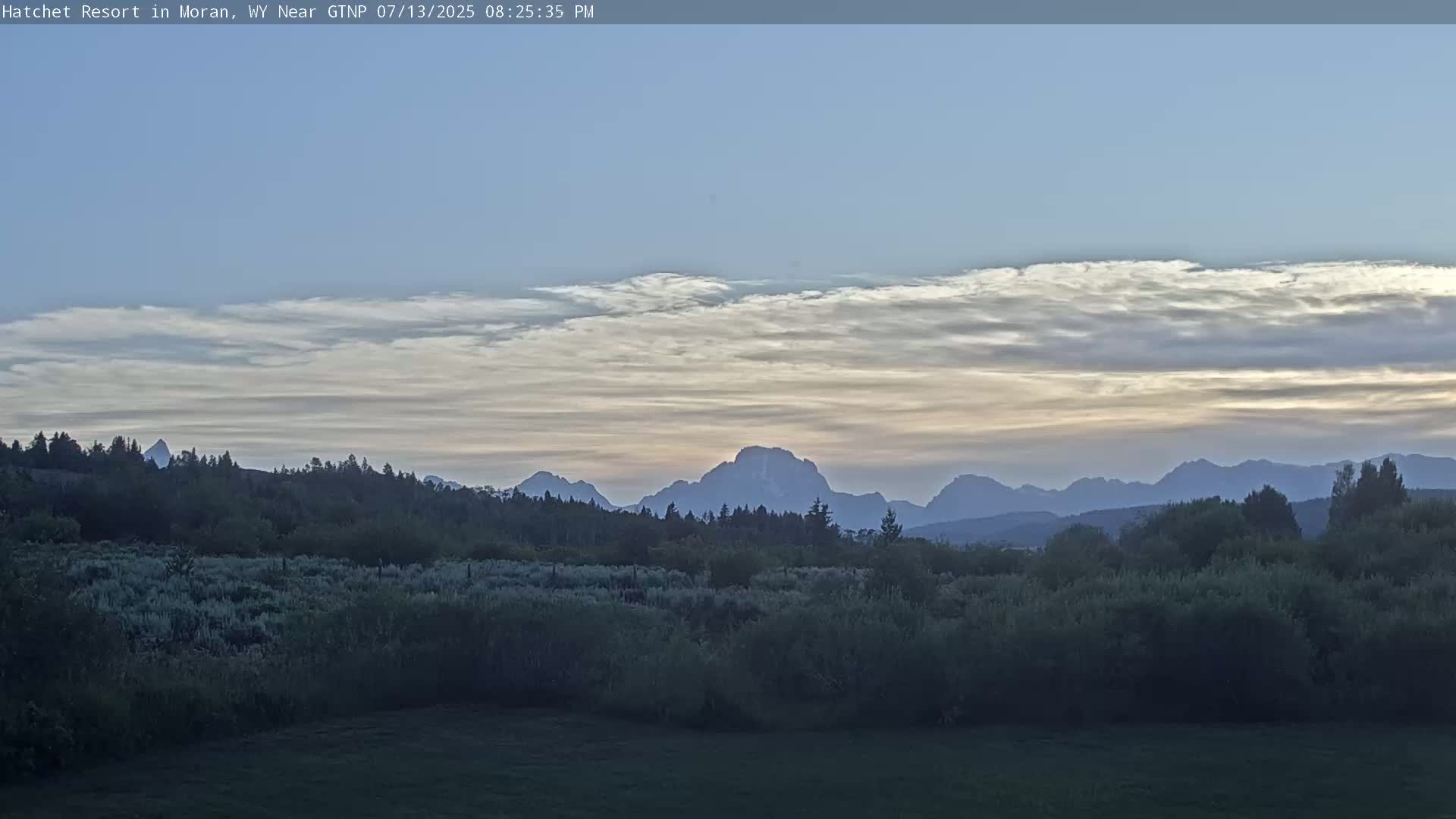 Moran, Hatchet Campground Live Cam - Moran, Teton, Wyoming, USA