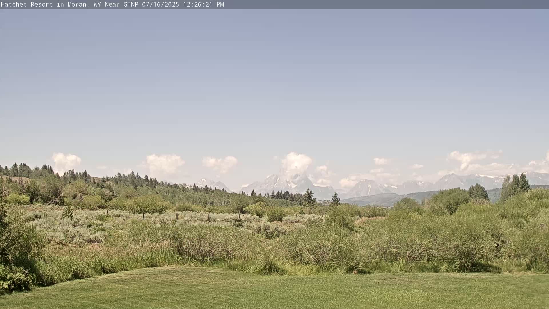 Moran, Hatchet Campground Live Cam - Moran, Teton, Wyoming, USA