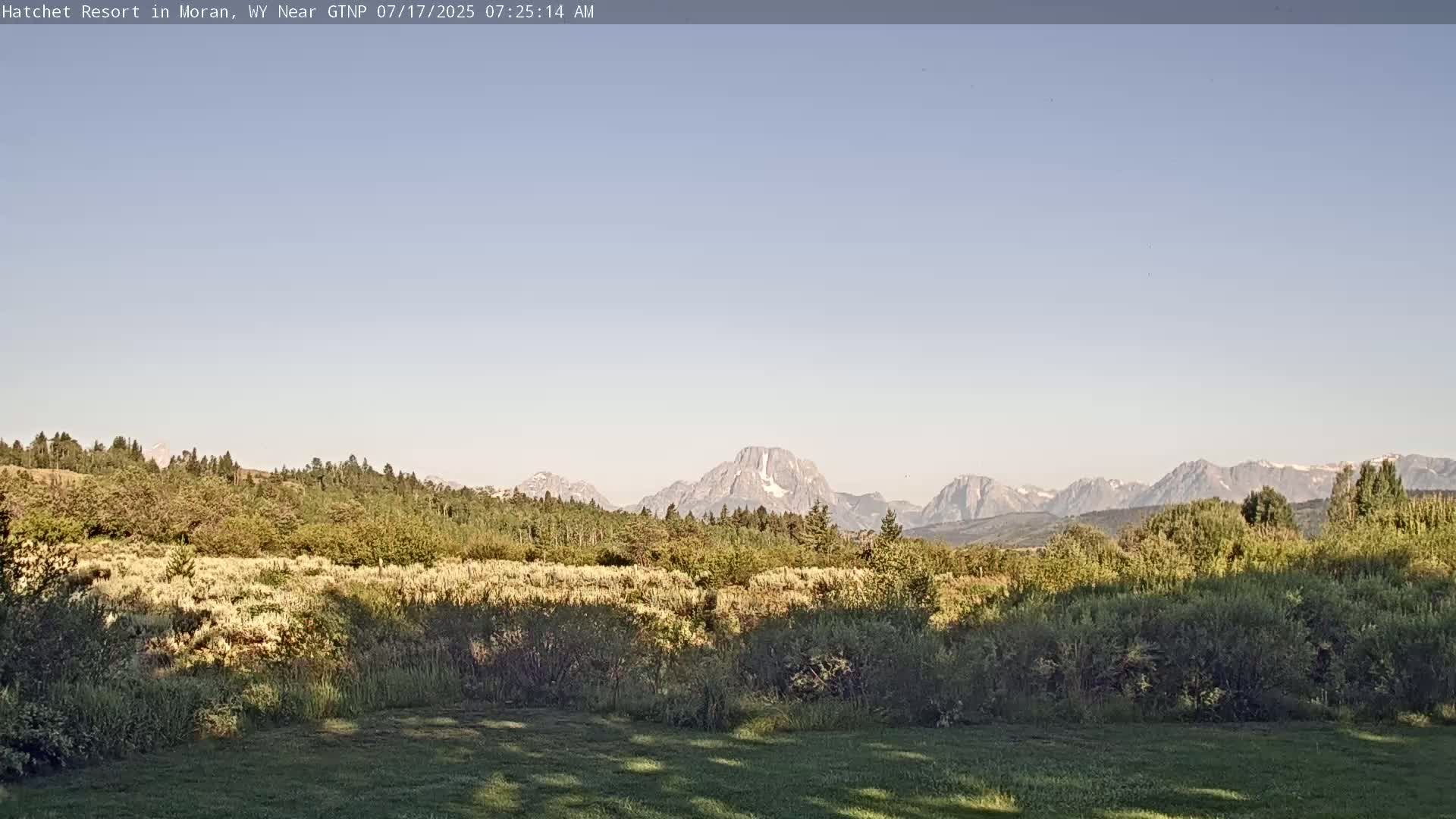 Moran, Hatchet Campground Live Cam - Moran, Teton, Wyoming, USA