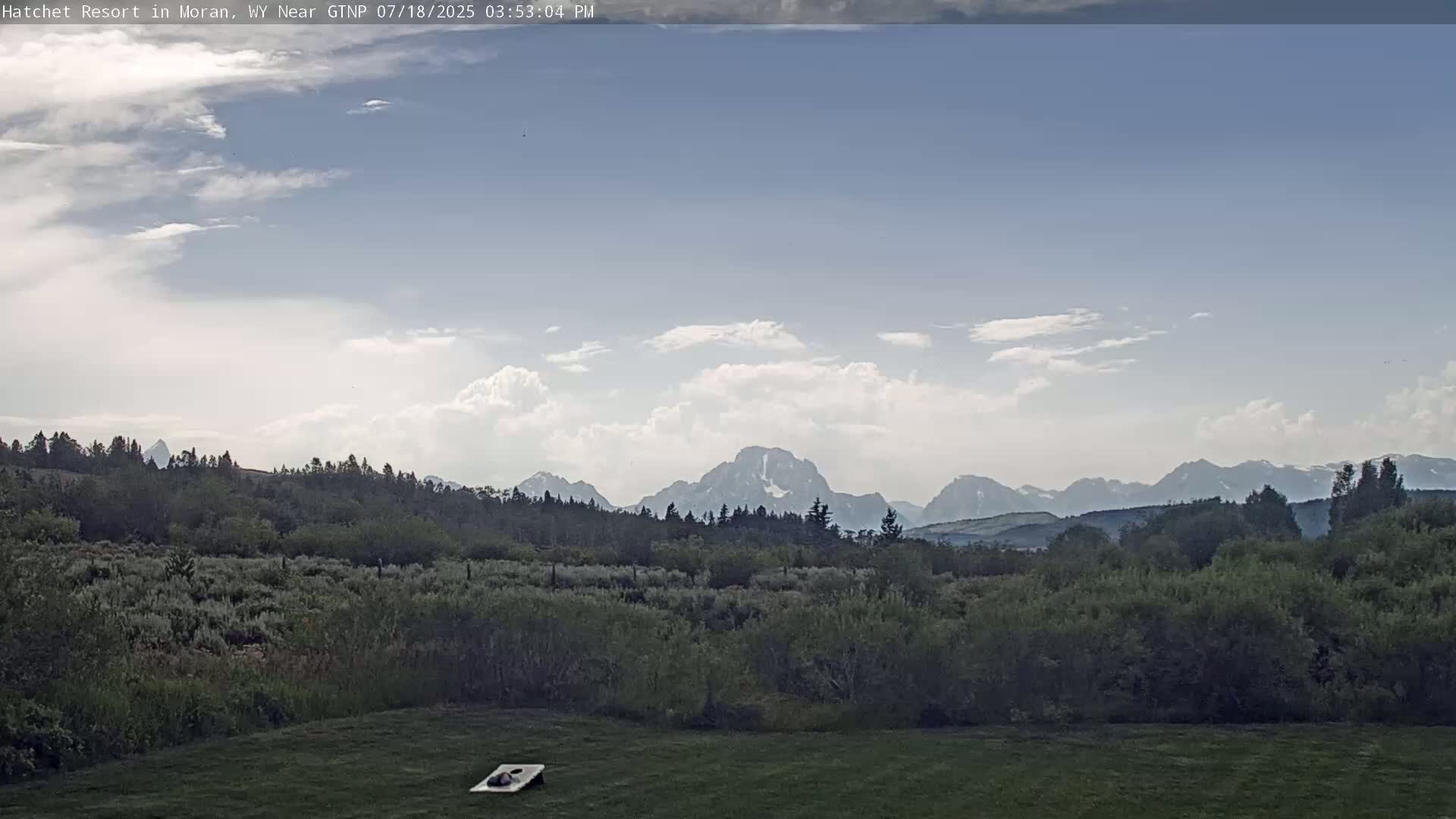 Moran, Hatchet Campground Live Cam - Moran, Teton, Wyoming, USA
