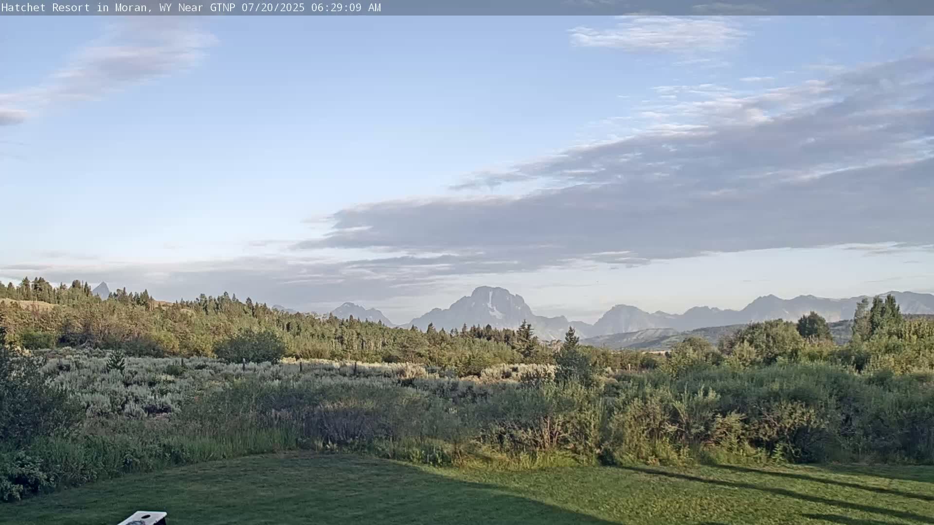 Moran, Hatchet Campground Live Cam - Moran, Teton, Wyoming, USA