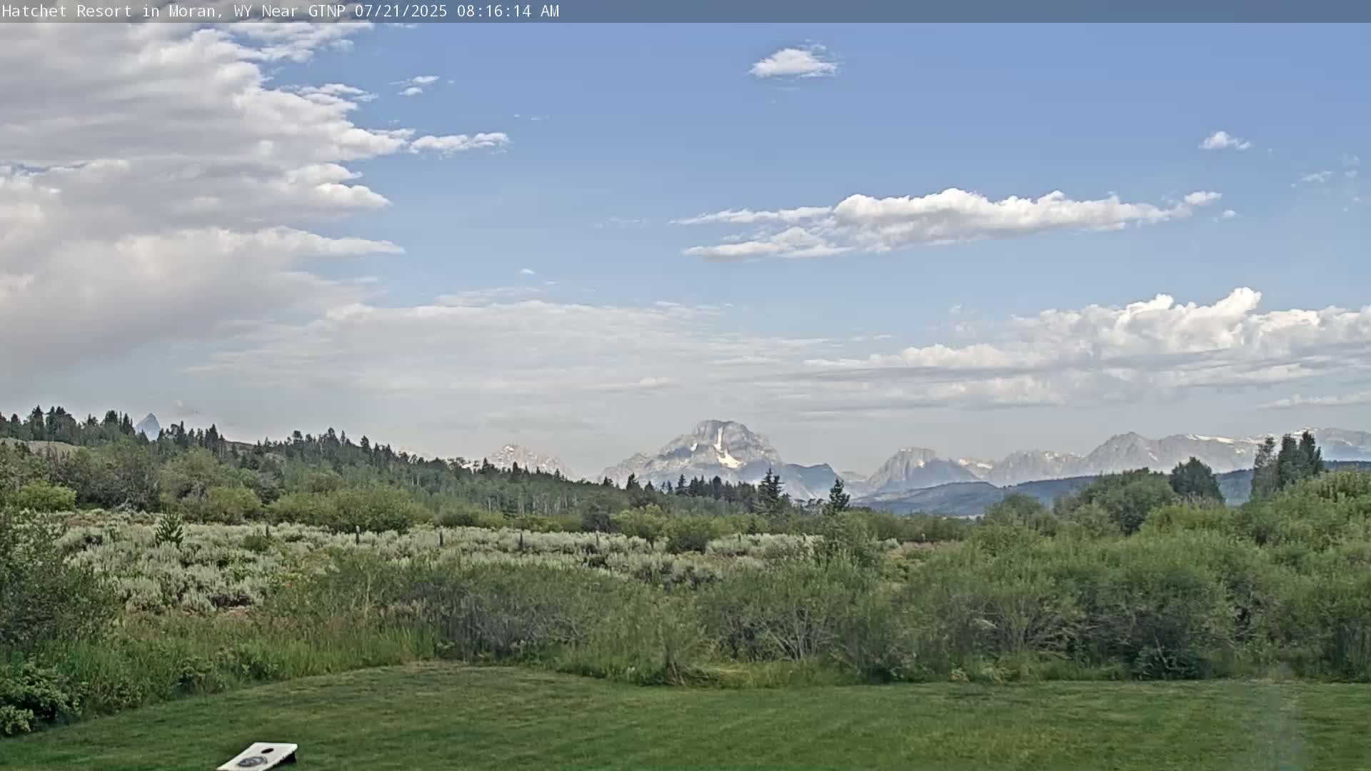 Moran, Hatchet Campground Live Cam - Moran, Teton, Wyoming, USA