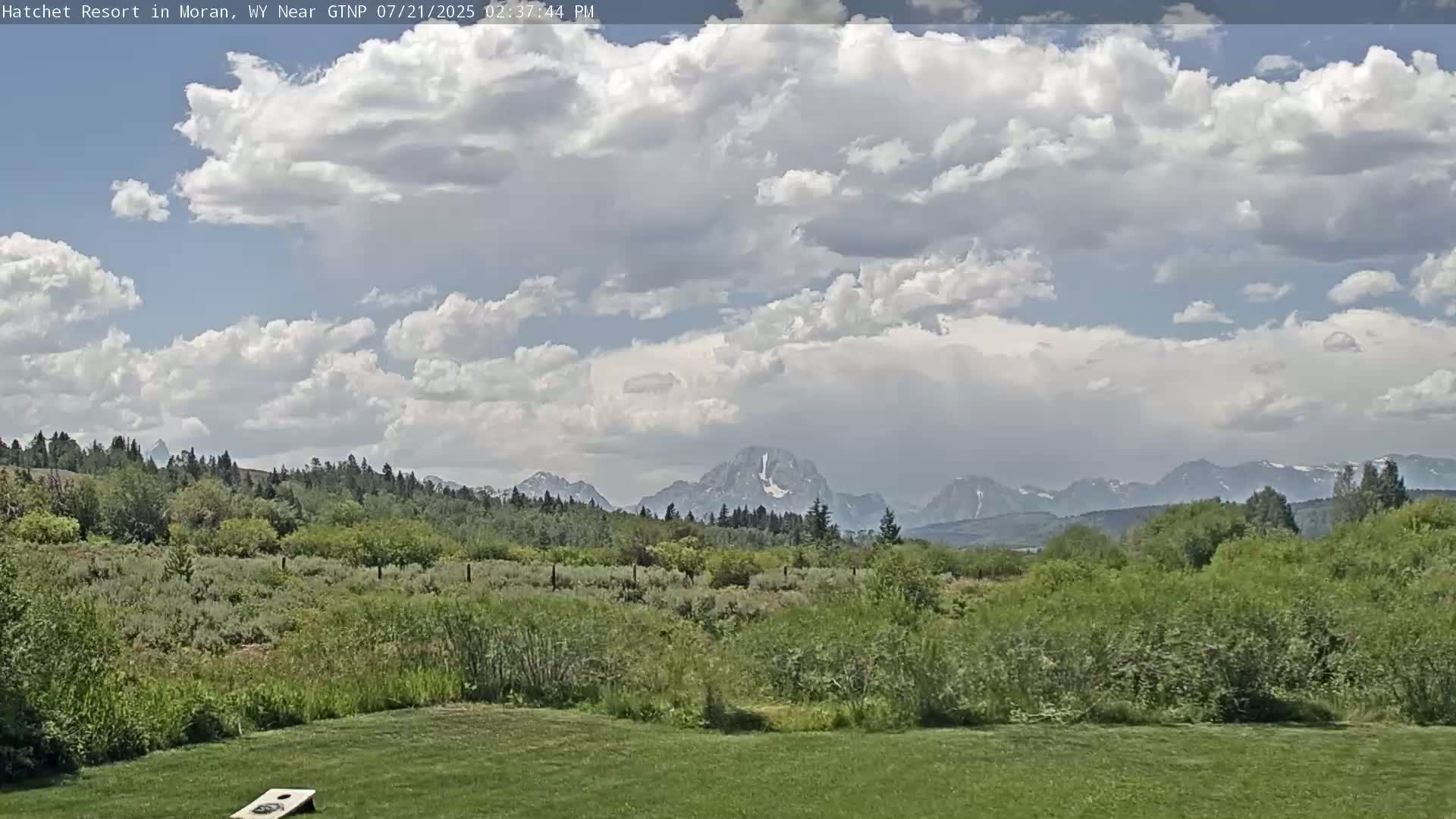 Moran, Hatchet Campground Live Cam - Moran, Teton, Wyoming, USA