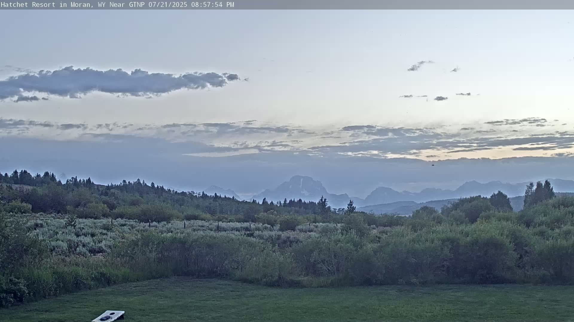 Moran, Hatchet Campground Live Cam - Moran, Teton, Wyoming, USA