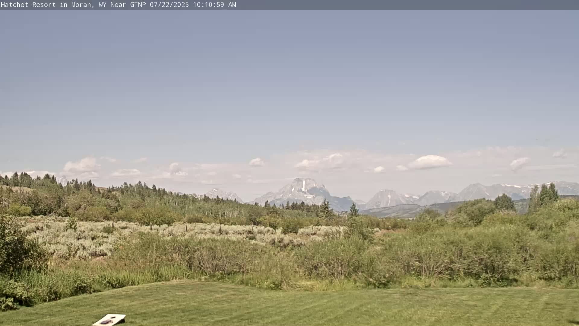 Moran, Hatchet Campground Live Cam - Moran, Teton, Wyoming, USA