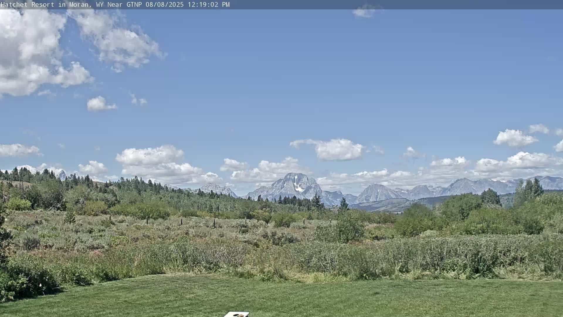 Moran, Hatchet Campground Live Cam - Moran, Teton, Wyoming, USA