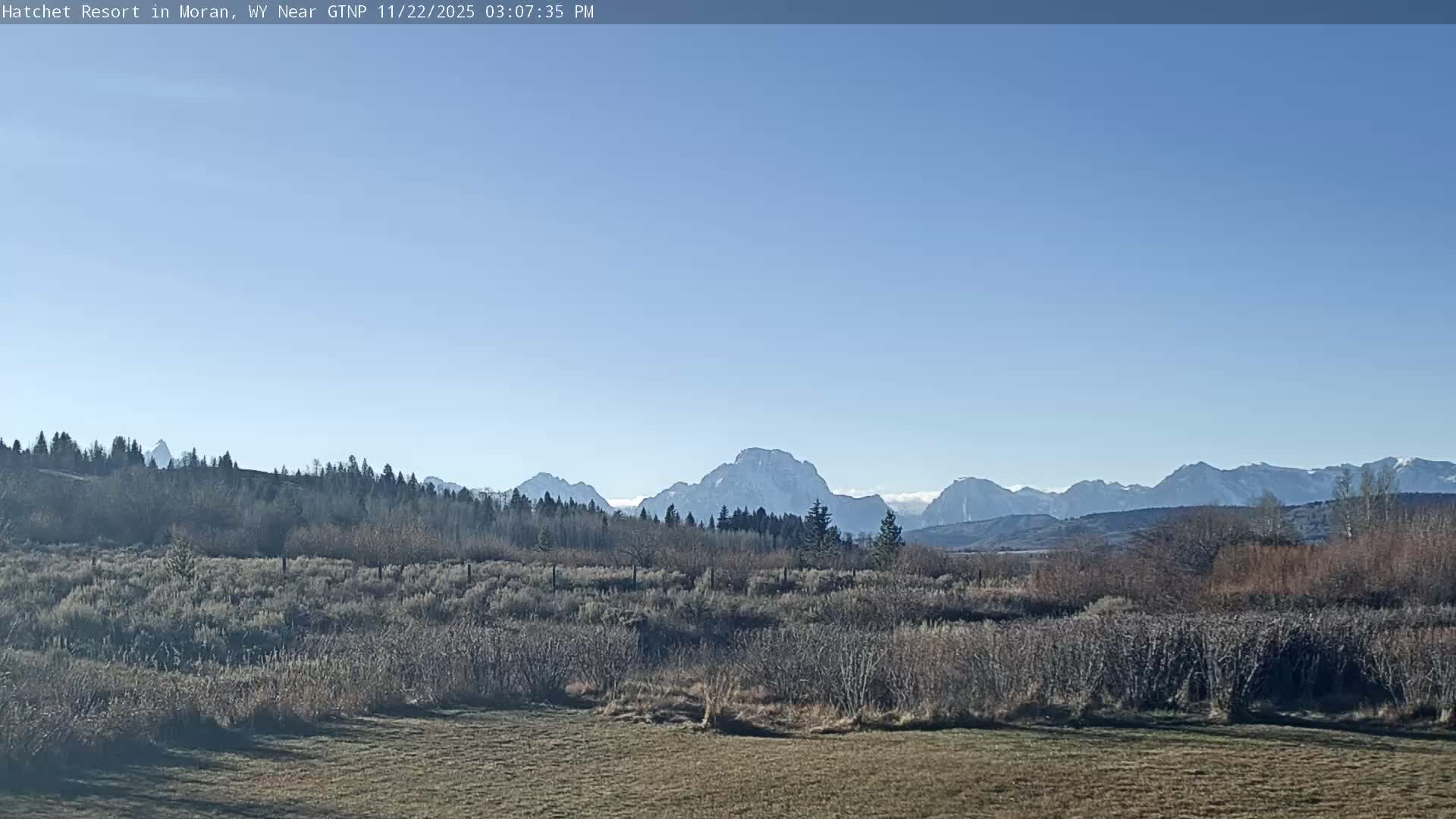 Moran, Hatchet Campground Live Cam - Moran, Teton, Wyoming, USA