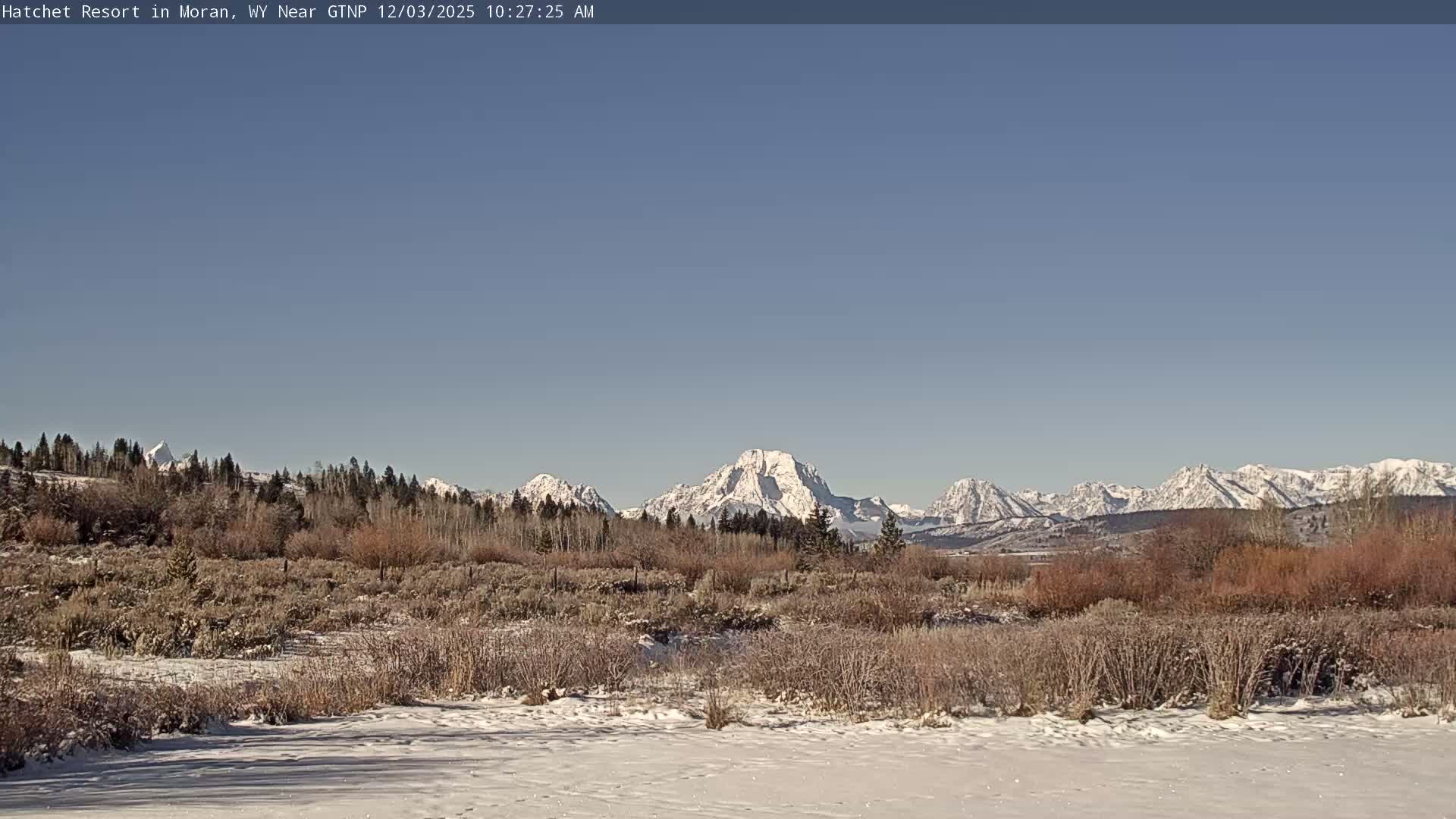 Moran, Hatchet Campground Live Cam - Moran, Teton, Wyoming, USA