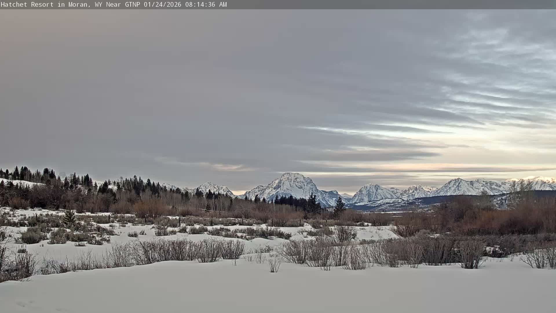 Moran, Hatchet Campground Live Cam - Moran, Teton, Wyoming, USA