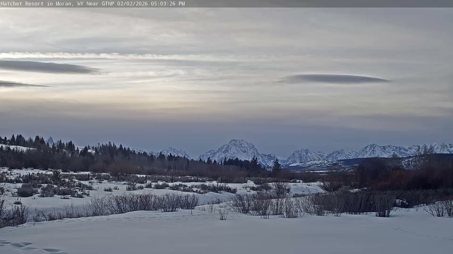 Moran, Hatchet Campground Live Cam - Moran, Teton, Wyoming, USA