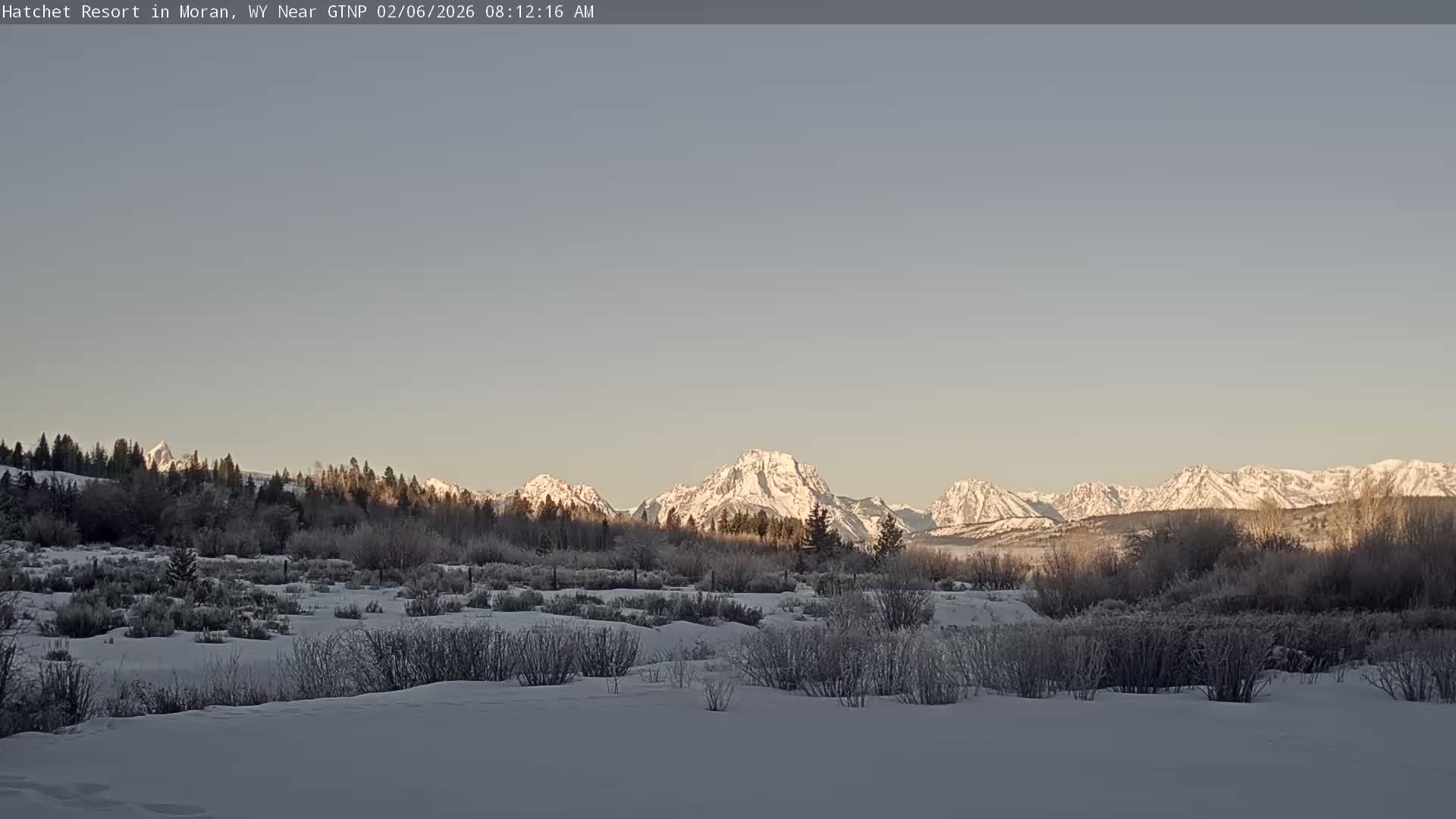 Moran, Hatchet Campground Live Cam - Moran, Teton, Wyoming, USA