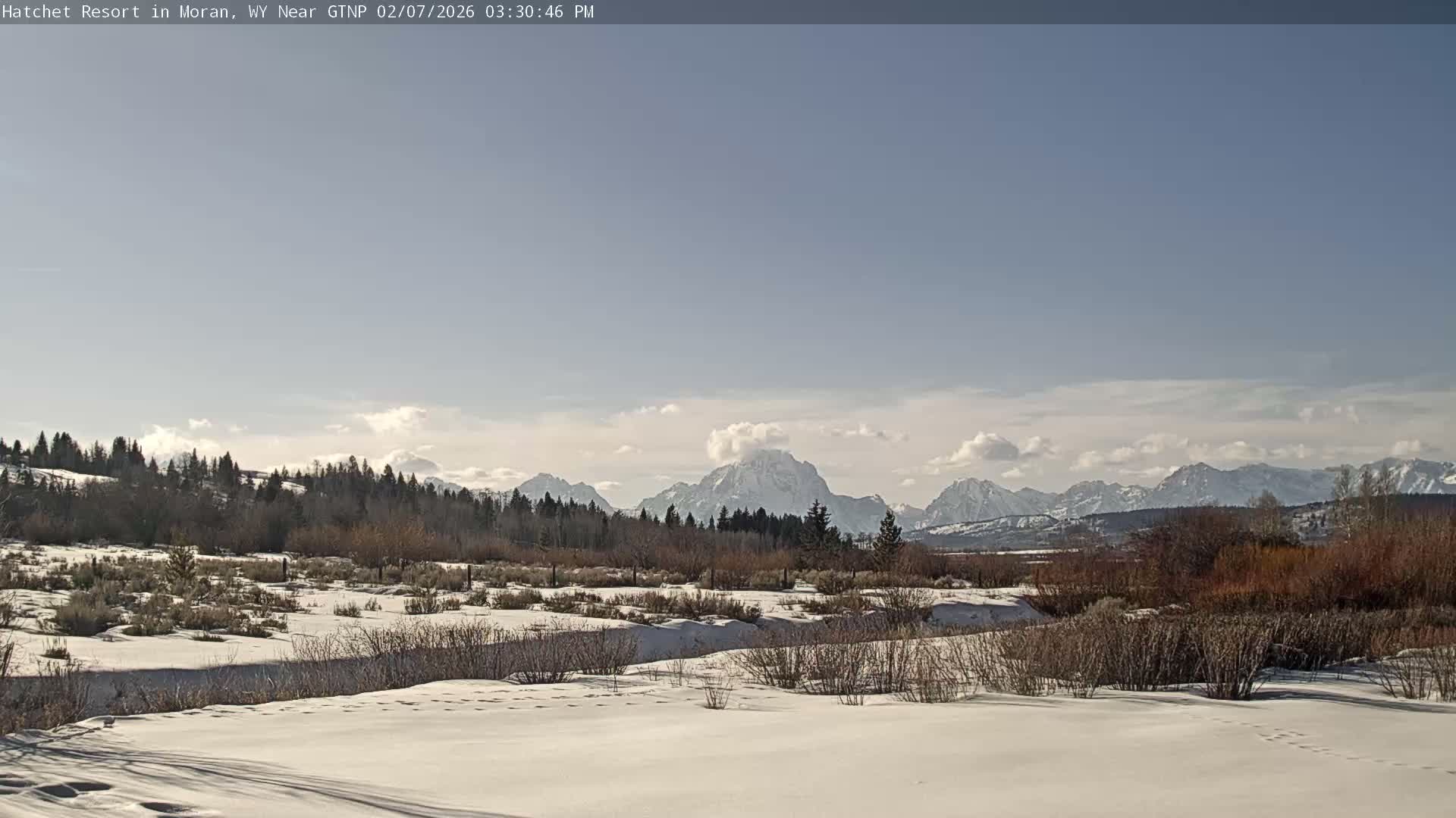 Moran, Hatchet Campground Live Cam - Moran, Teton, Wyoming, USA