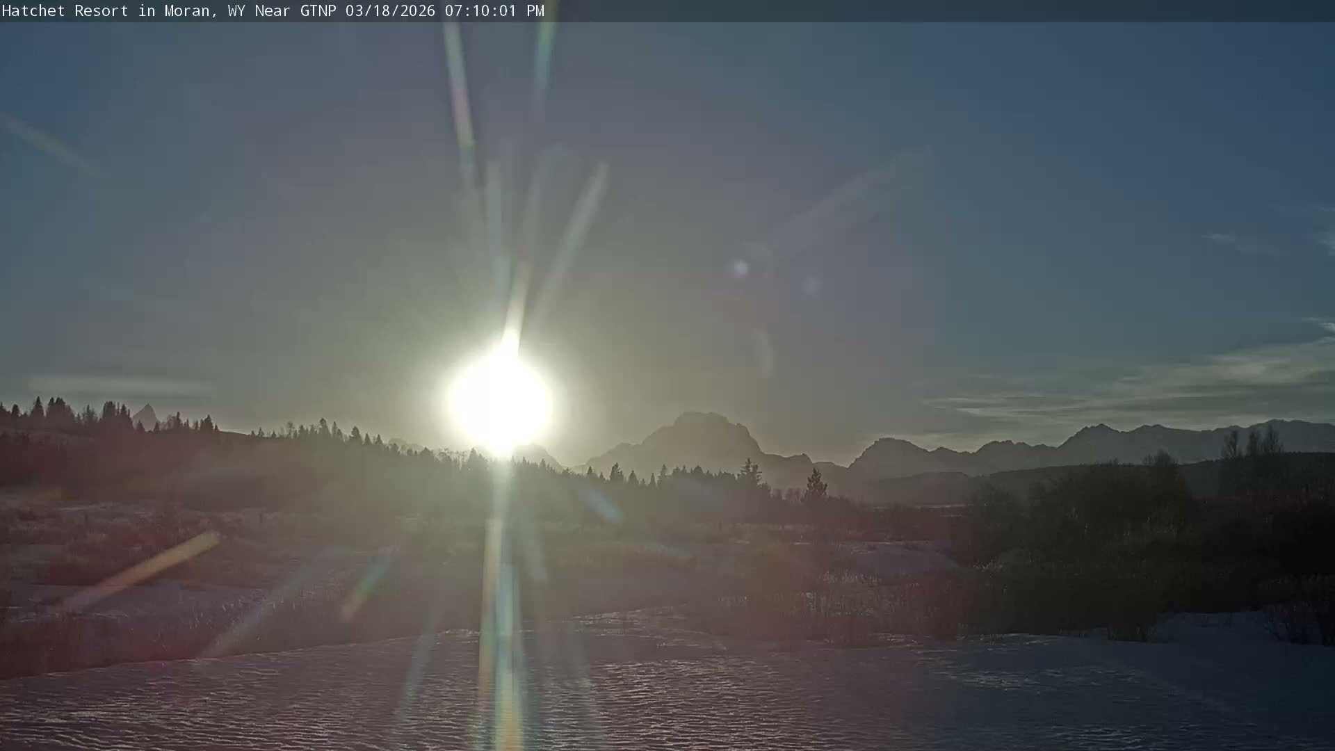 Moran, Hatchet Campground Live Cam - Moran, Teton, Wyoming, USA