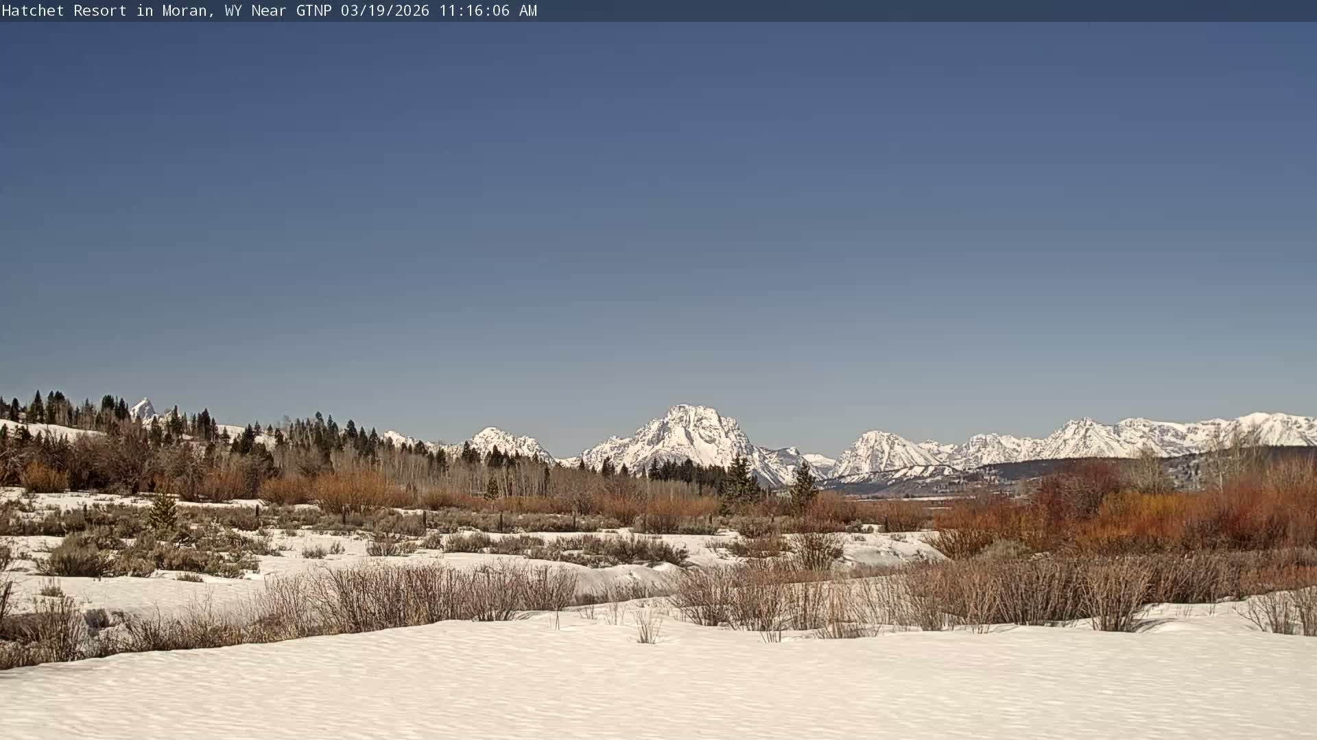 Moran, Hatchet Campground Live Cam - Moran, Teton, Wyoming, USA