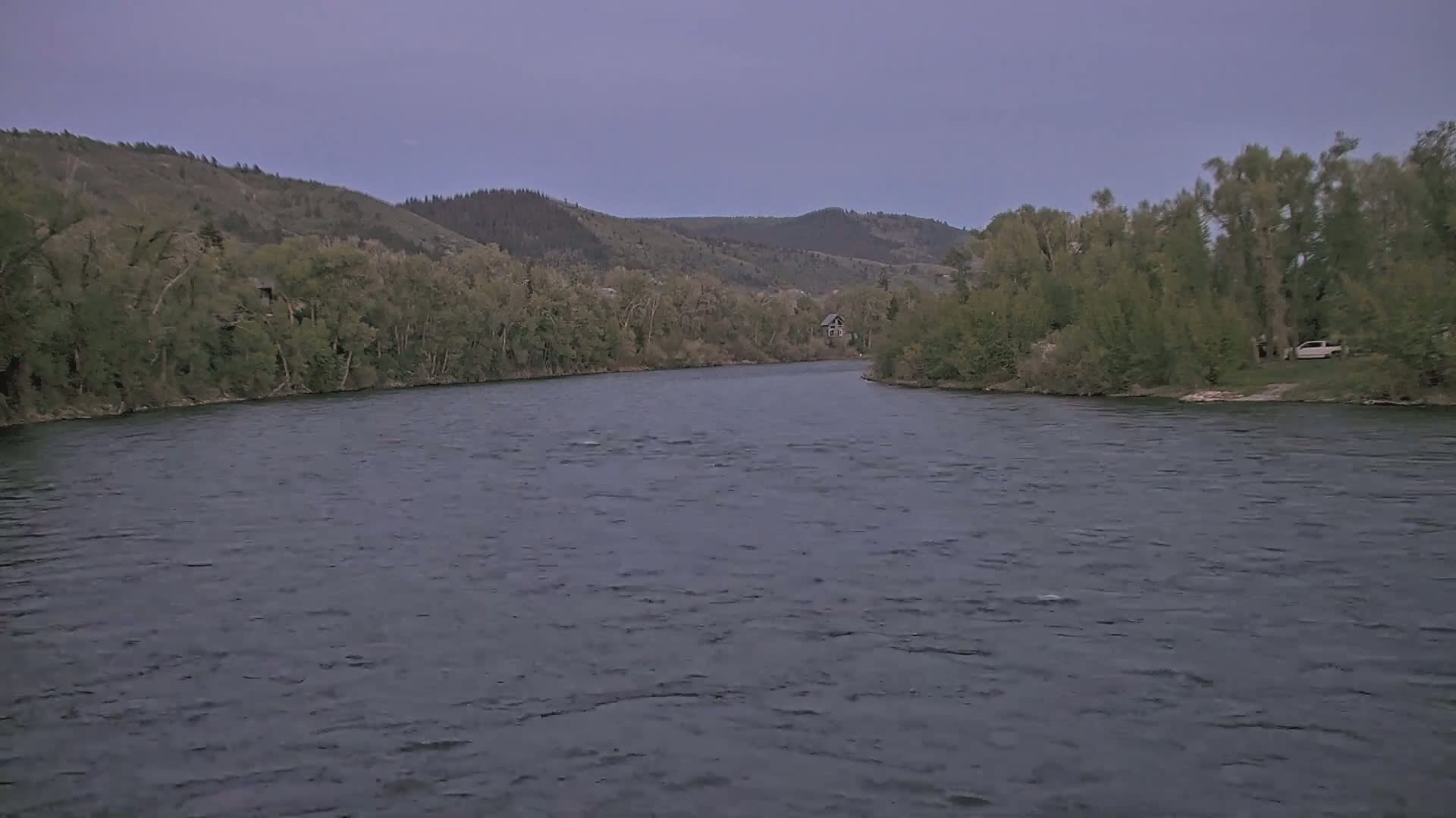 South Fork (Snake) River View from The Lodge at Palisades Creek Live Cam - Irwin, Bonneville, Idaho, USA