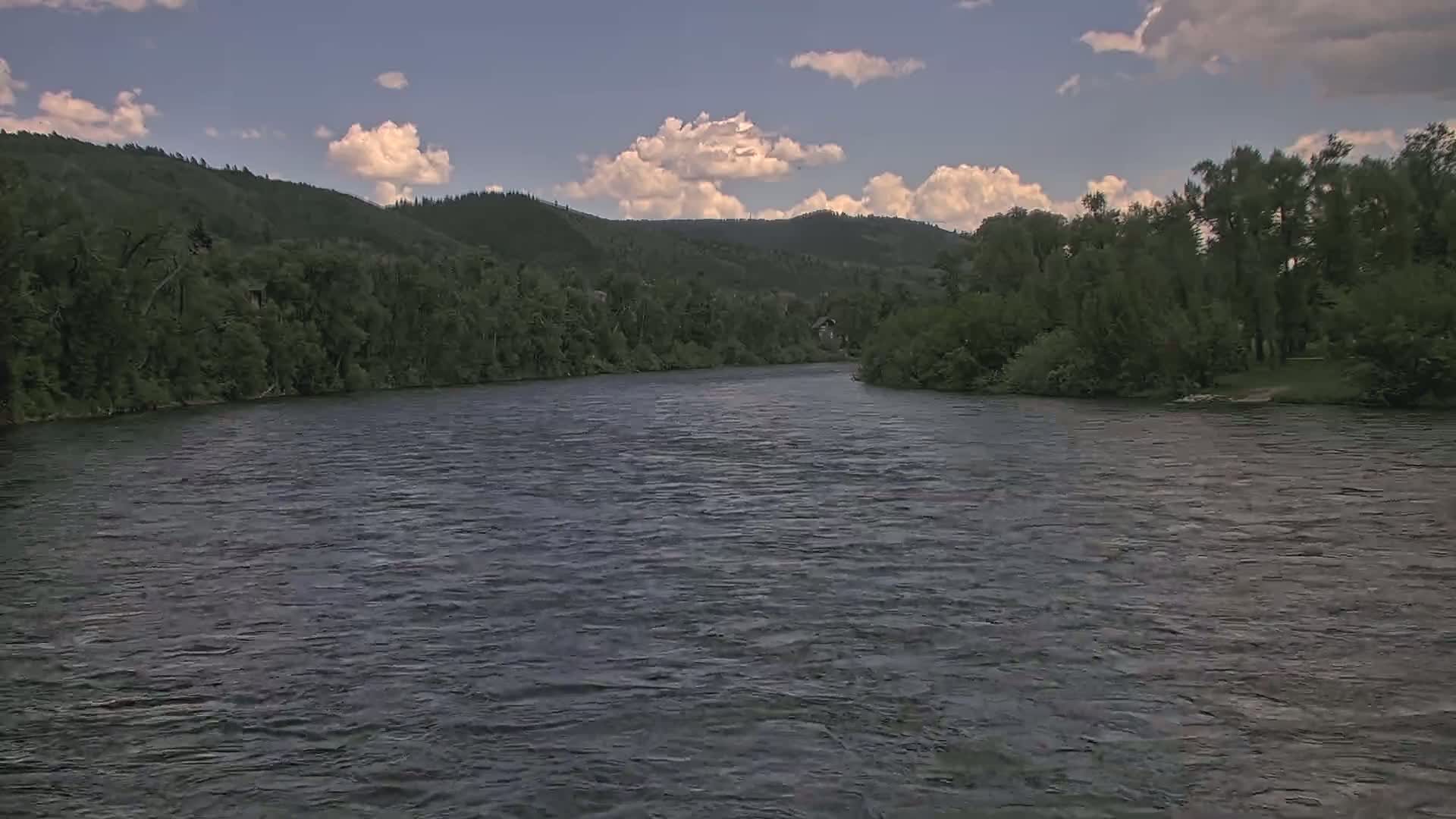 South Fork (Snake) River View from The Lodge at Palisades Creek Live Cam - Irwin, Bonneville, Idaho, USA