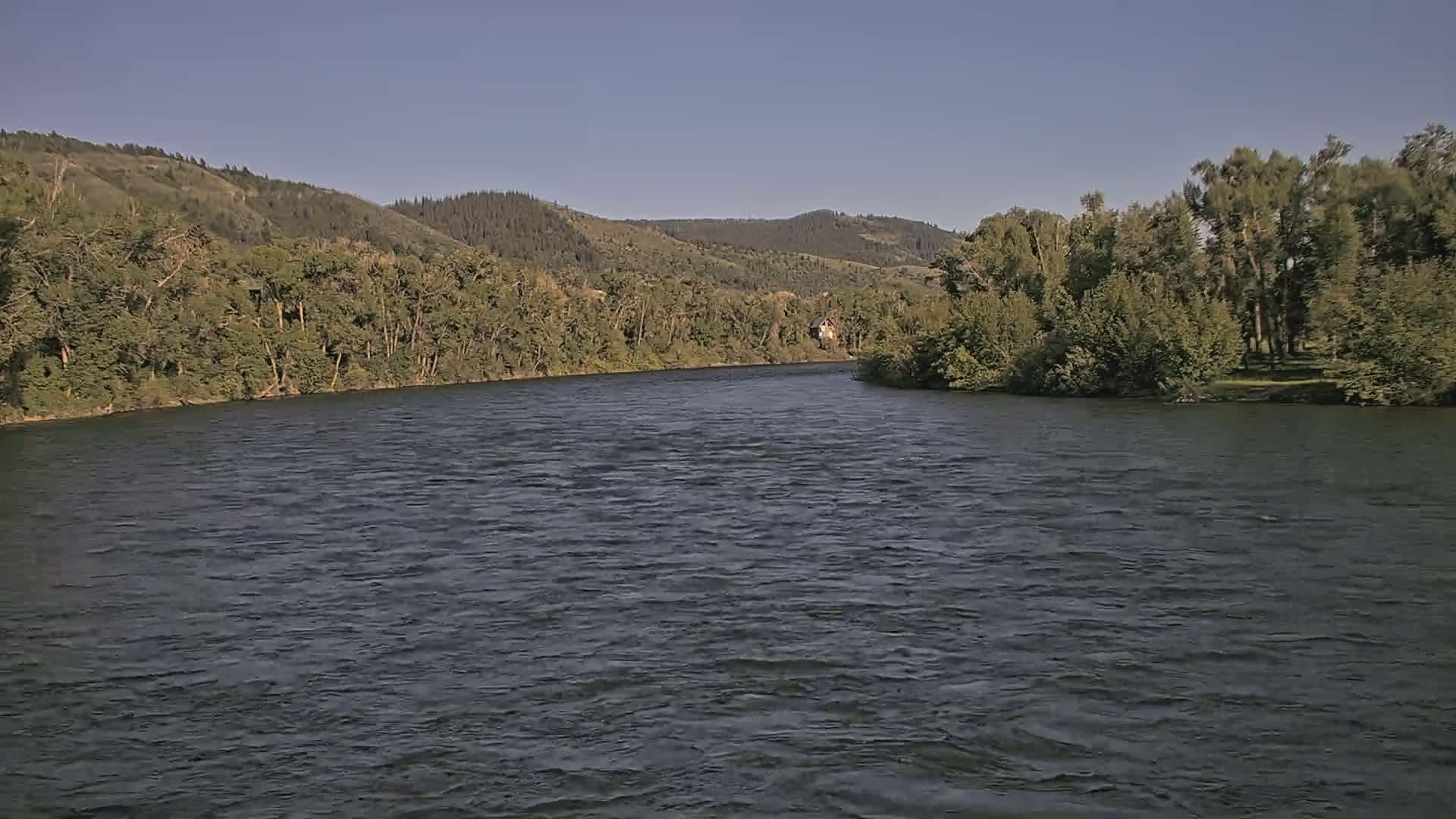 South Fork (Snake) River View from The Lodge at Palisades Creek Live Cam - Irwin, Bonneville, Idaho, USA