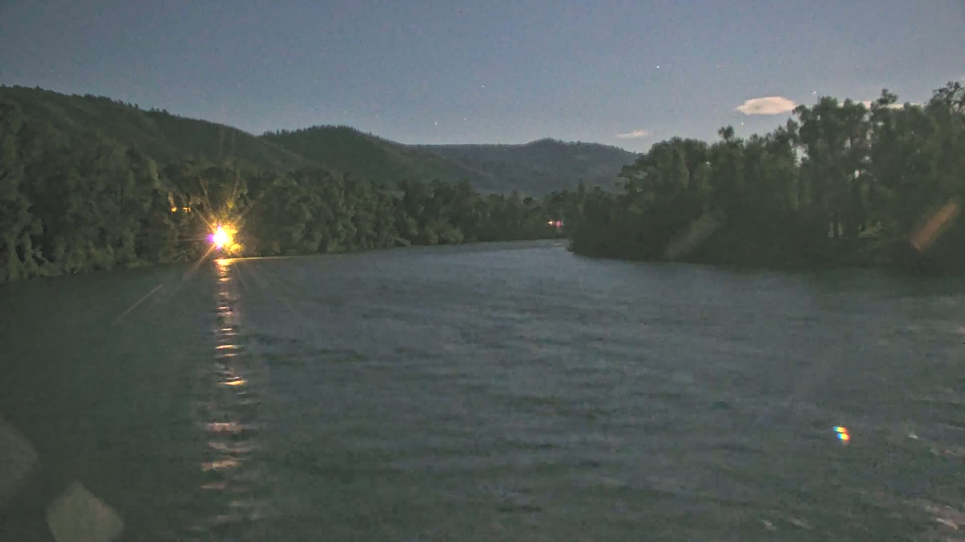 South Fork (Snake) River View from The Lodge at Palisades Creek Live Cam - Irwin, Bonneville, Idaho, USA