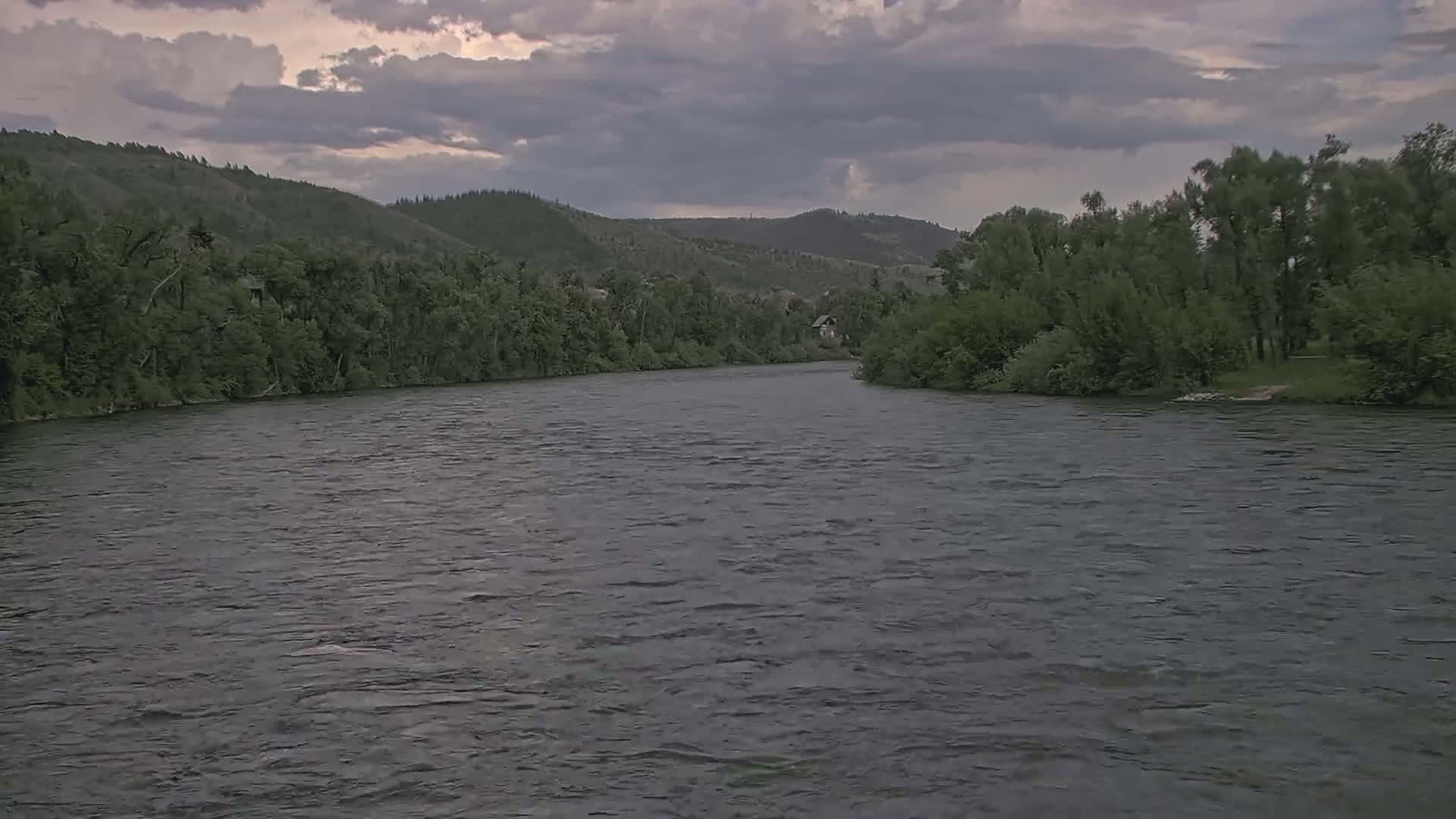 South Fork (Snake) River View from The Lodge at Palisades Creek Live Cam - Irwin, Bonneville, Idaho, USA
