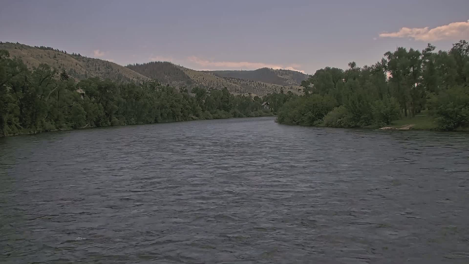 South Fork (Snake) River View from The Lodge at Palisades Creek Live Cam - Irwin, Bonneville, Idaho, USA