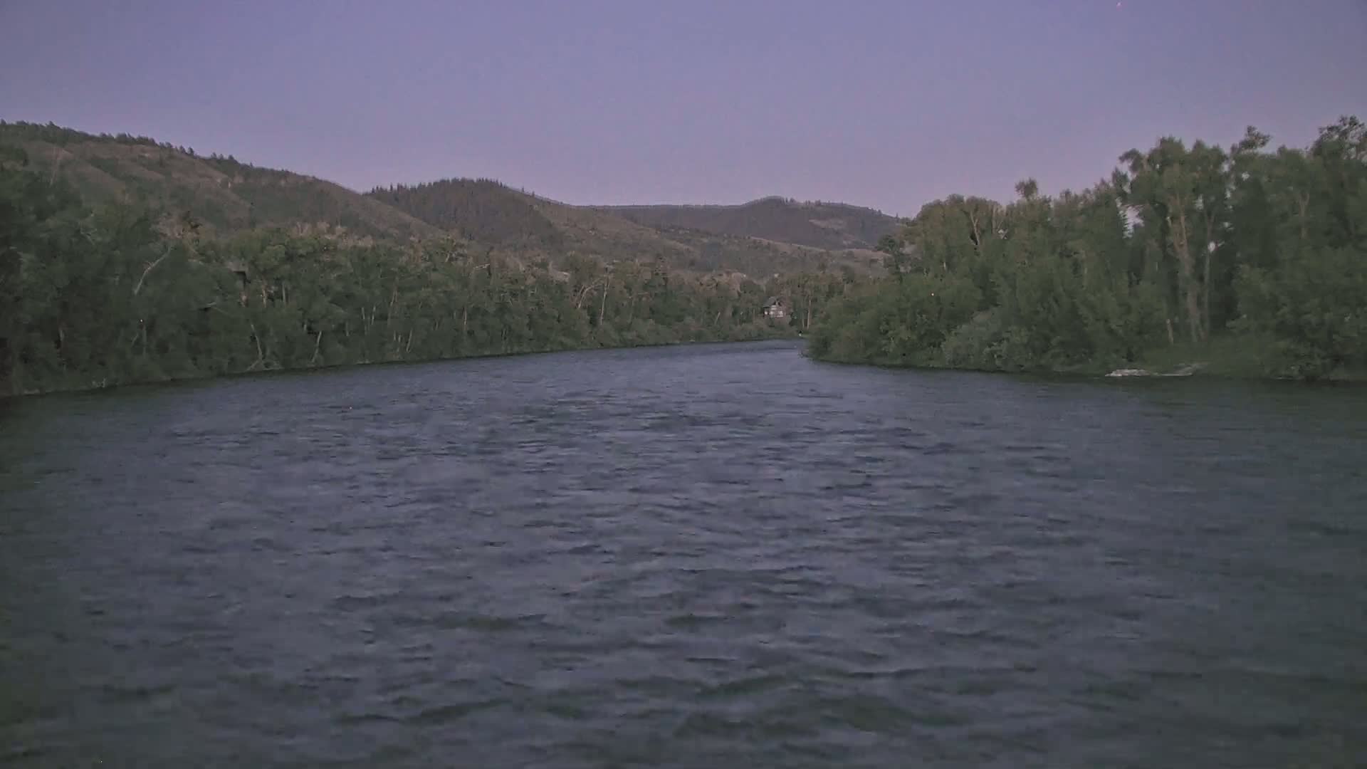South Fork (Snake) River View from The Lodge at Palisades Creek Live Cam - Irwin, Bonneville, Idaho, USA