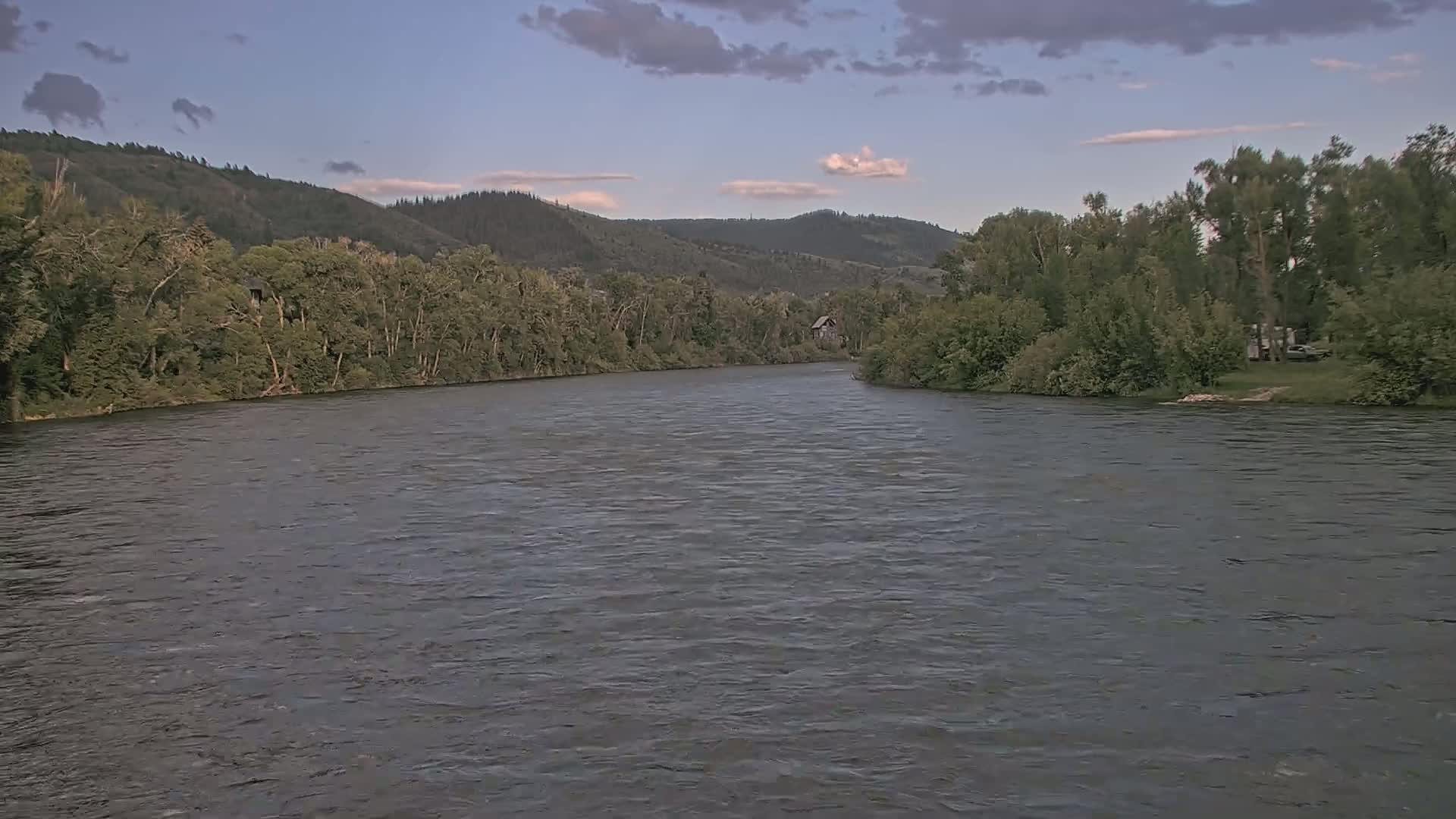 South Fork (Snake) River View from The Lodge at Palisades Creek Live Cam - Irwin, Bonneville, Idaho, USA