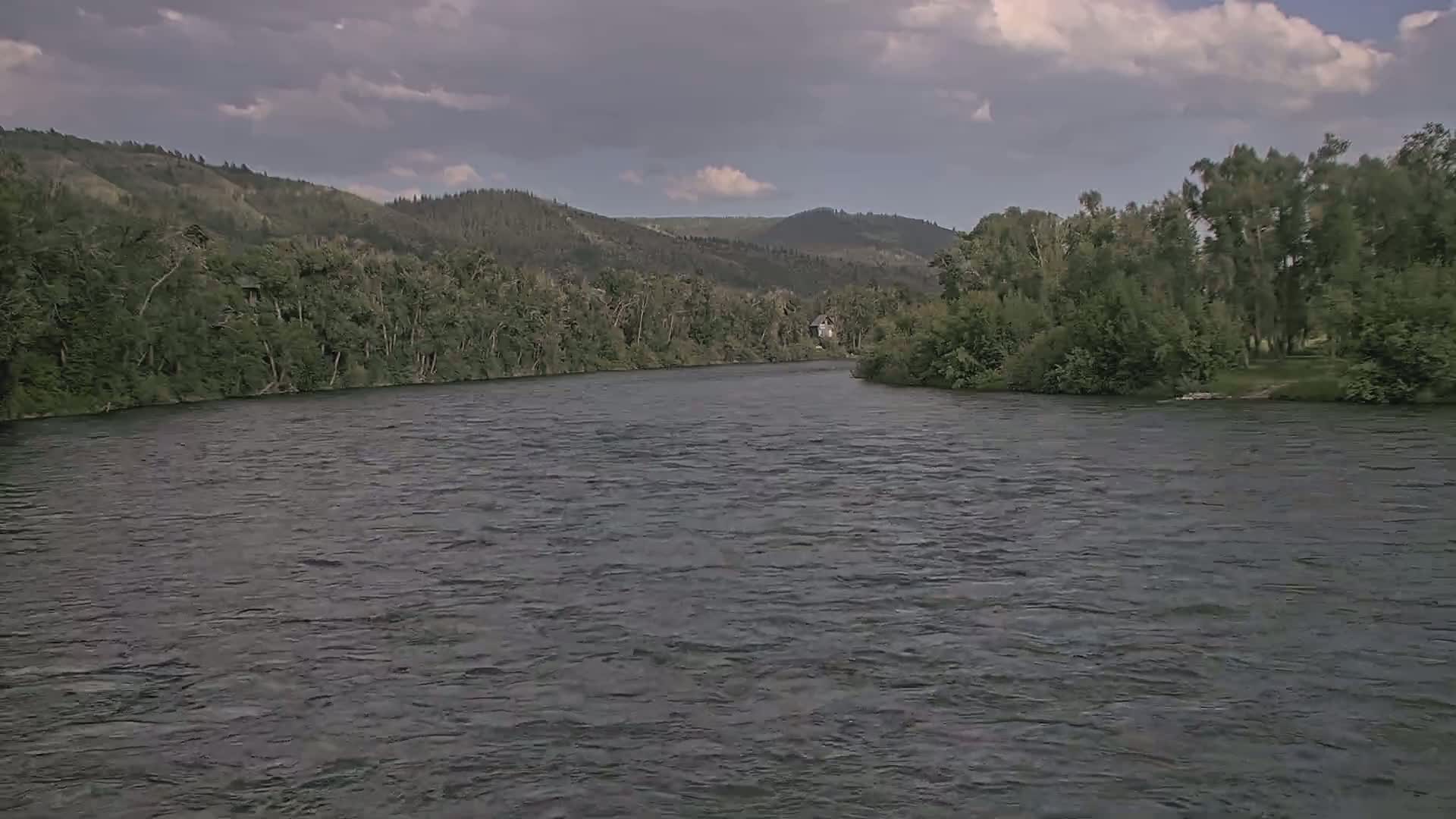 South Fork (Snake) River View from The Lodge at Palisades Creek Live Cam - Irwin, Bonneville, Idaho, USA