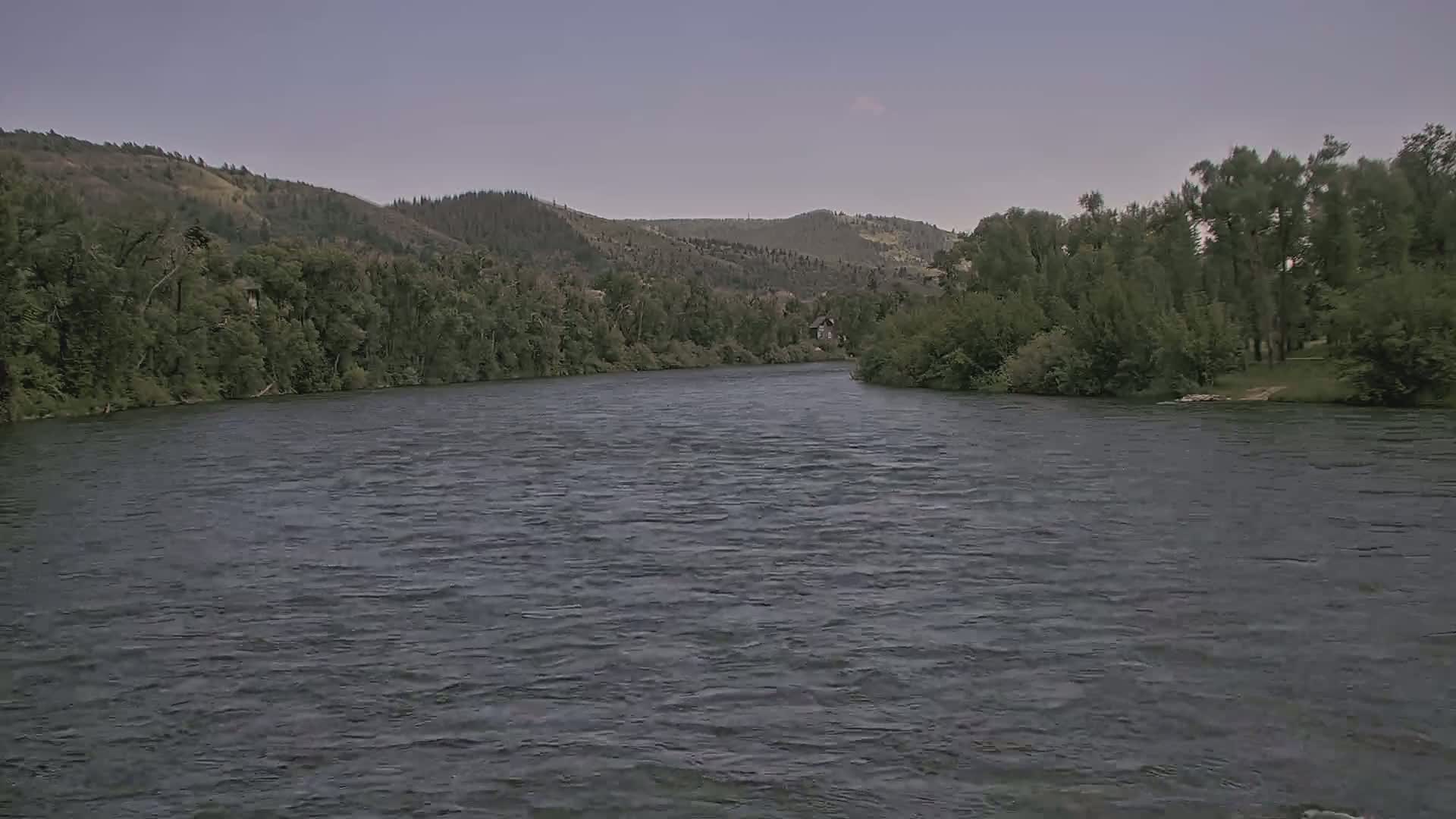 South Fork (Snake) River View from The Lodge at Palisades Creek Live Cam - Irwin, Bonneville, Idaho, USA