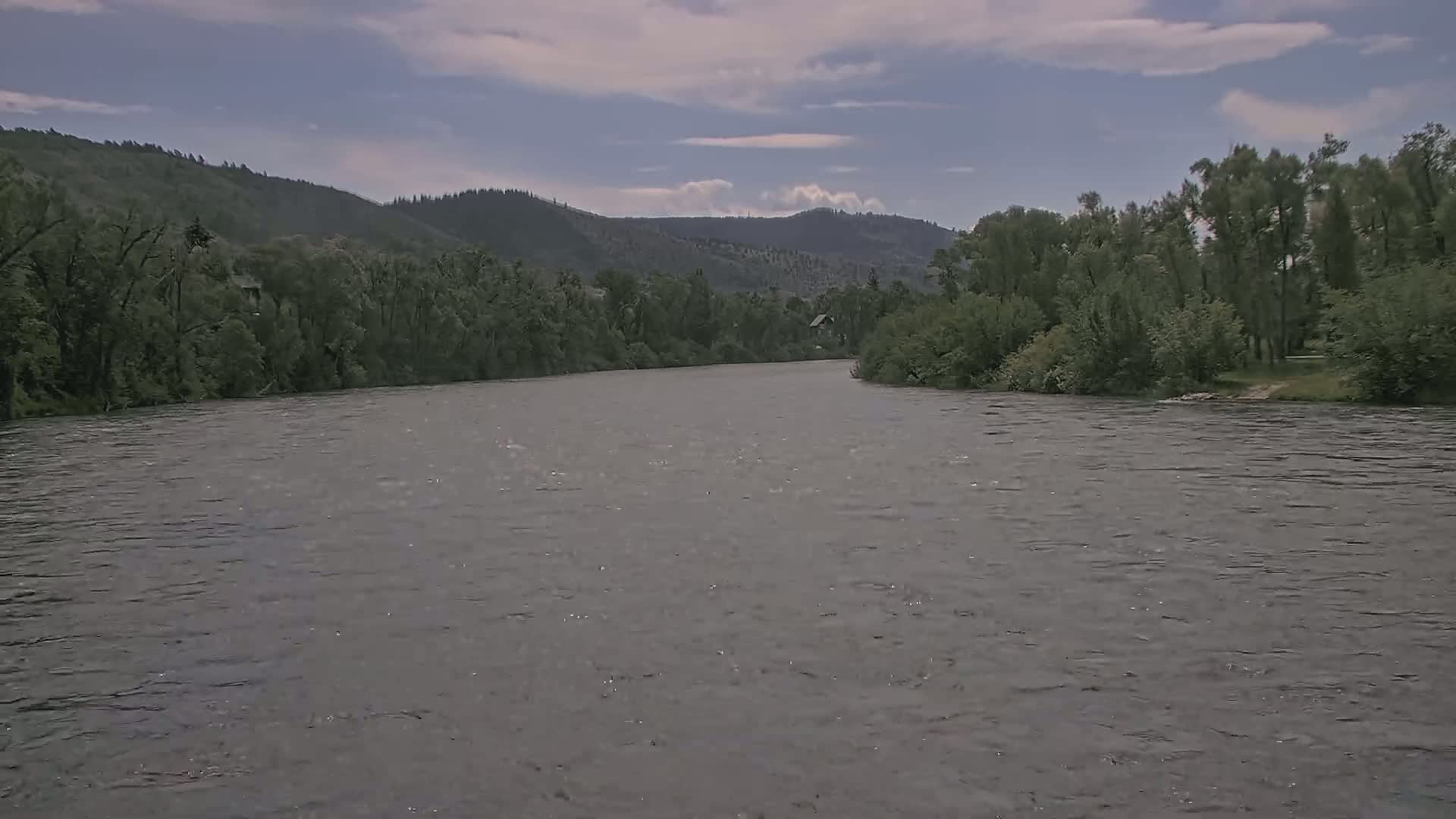 South Fork (Snake) River View from The Lodge at Palisades Creek Live Cam - Irwin, Bonneville, Idaho, USA