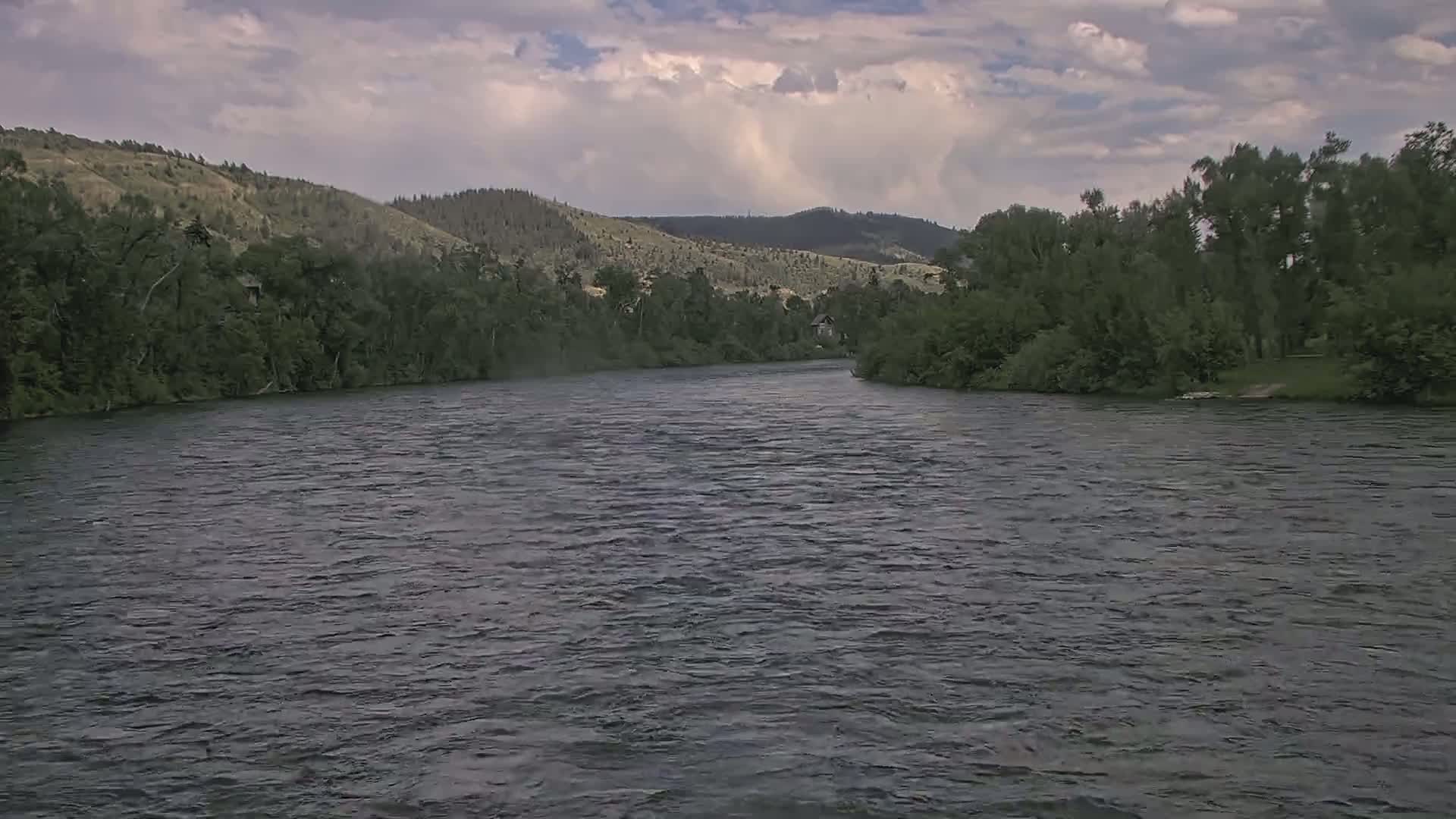 South Fork (Snake) River View from The Lodge at Palisades Creek Live Cam - Irwin, Bonneville, Idaho, USA