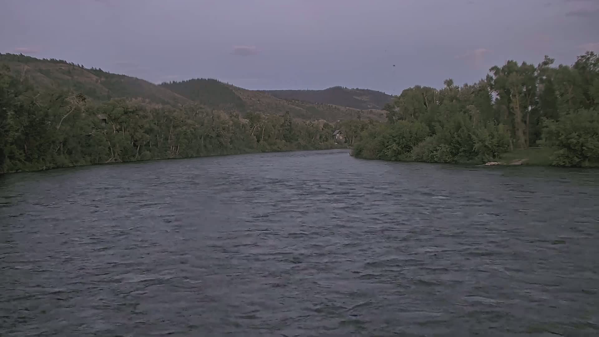 South Fork (Snake) River View from The Lodge at Palisades Creek Live Cam - Irwin, Bonneville, Idaho, USA